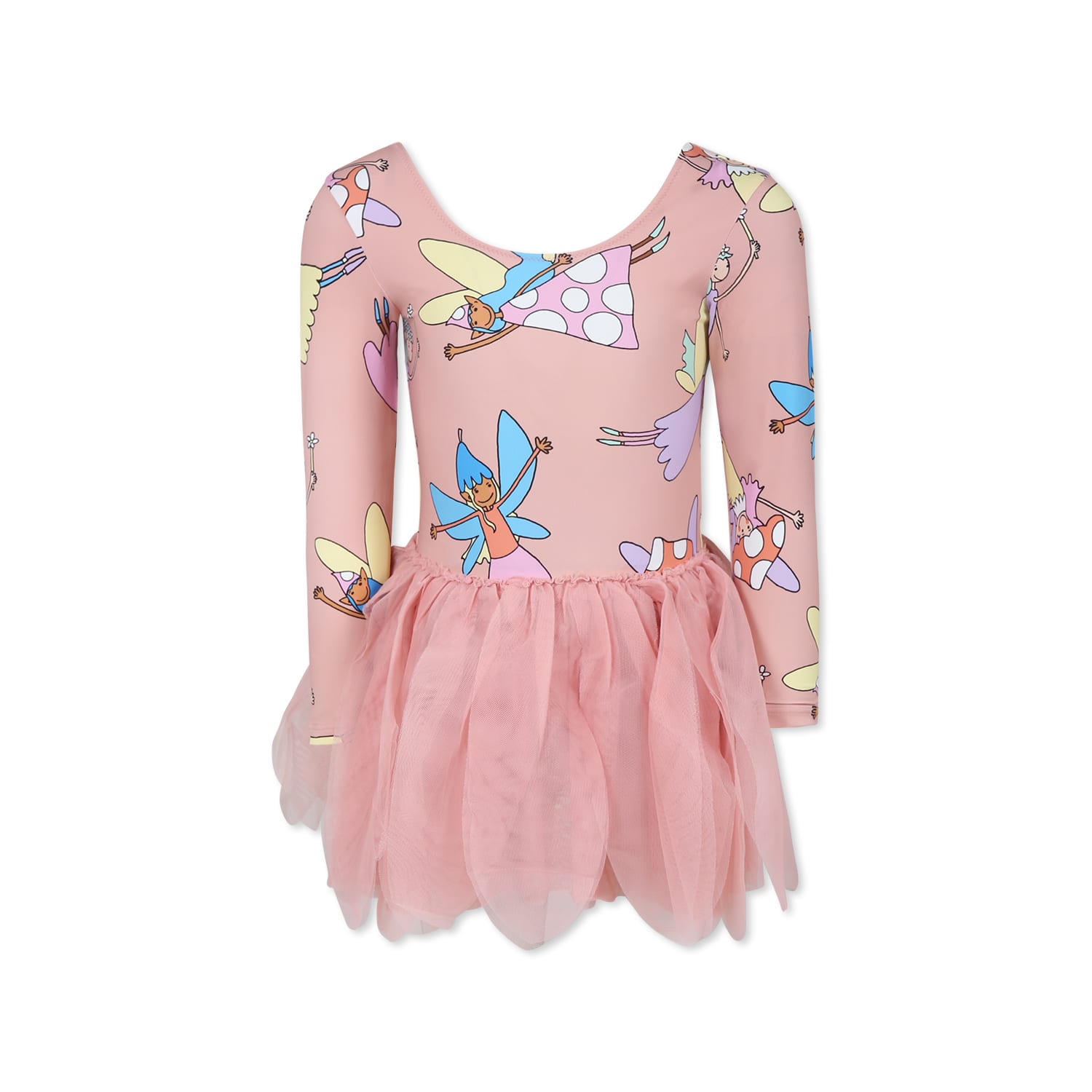 STELLA MCCARTNEY PINK DRESS FOR GIRL WITH FAIRIES