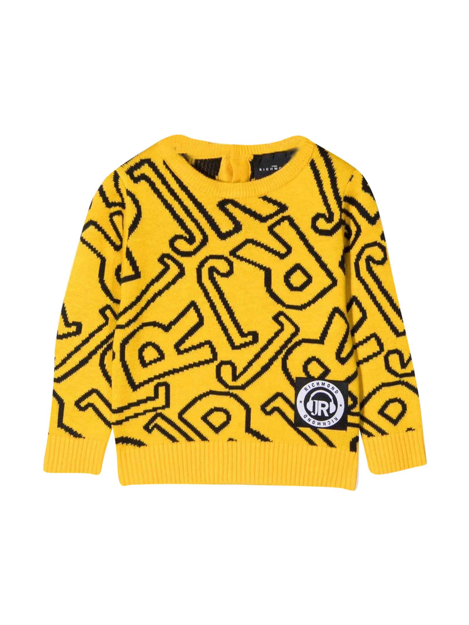 John Richmond Unisex Yellow Sweatshirt