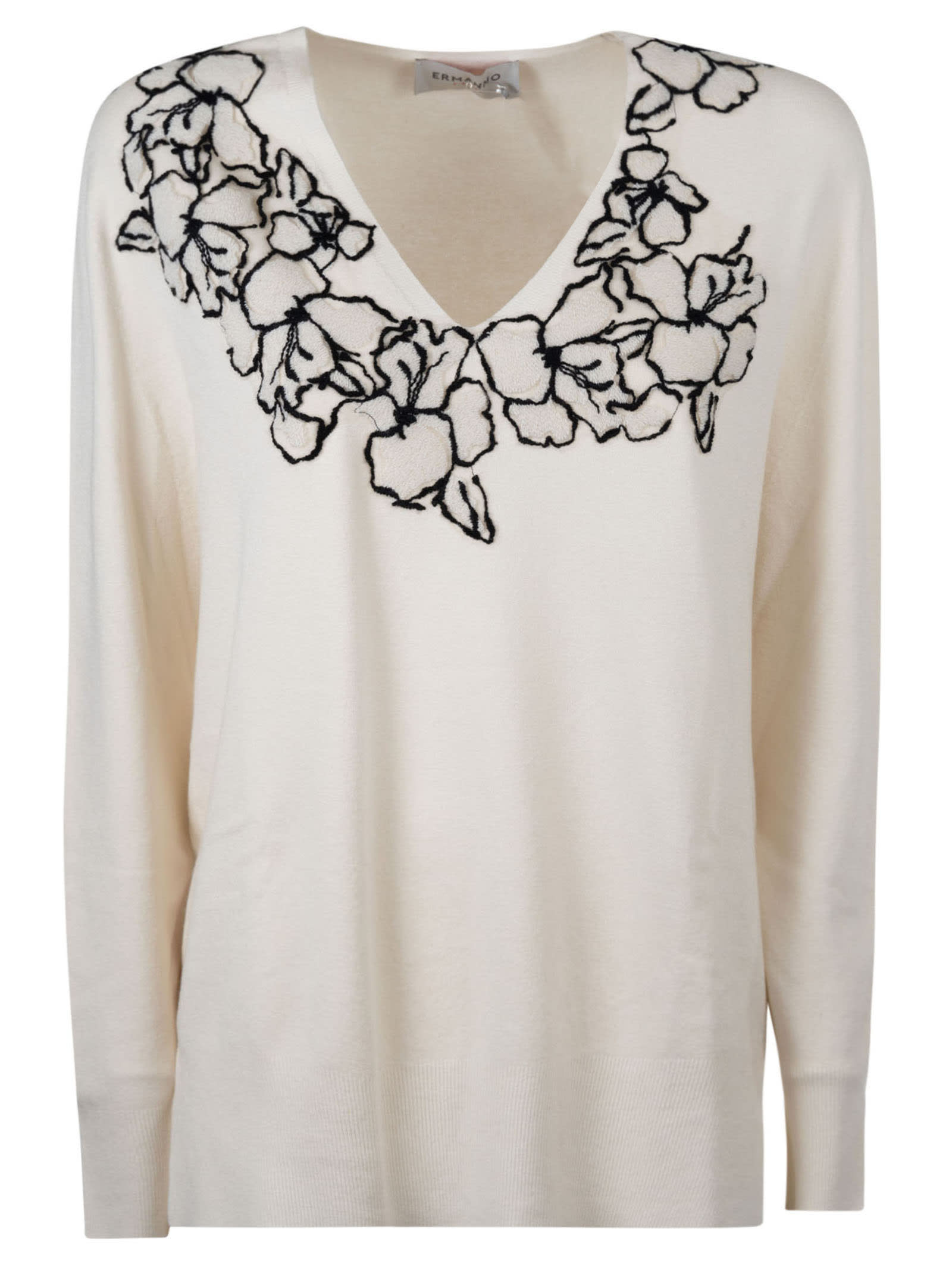 Floral Embroidery Jumper