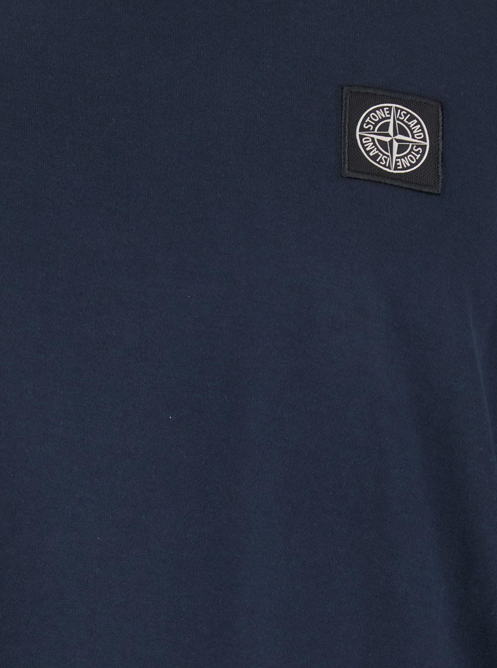 Stone Island Long Sleeve T-shirt With Compass Patch In Blue