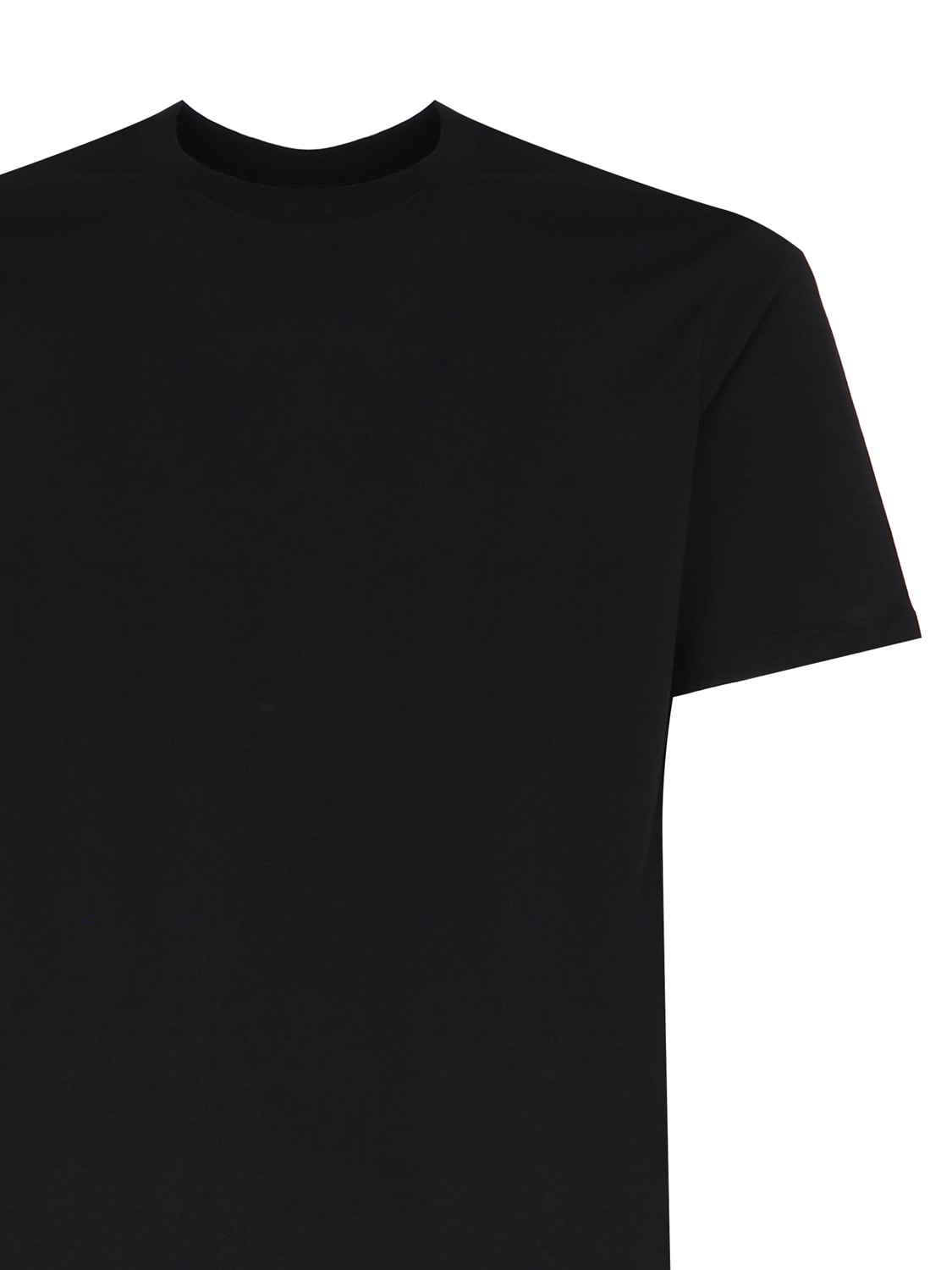 Liu •jo Cotton T-shirt In Black
