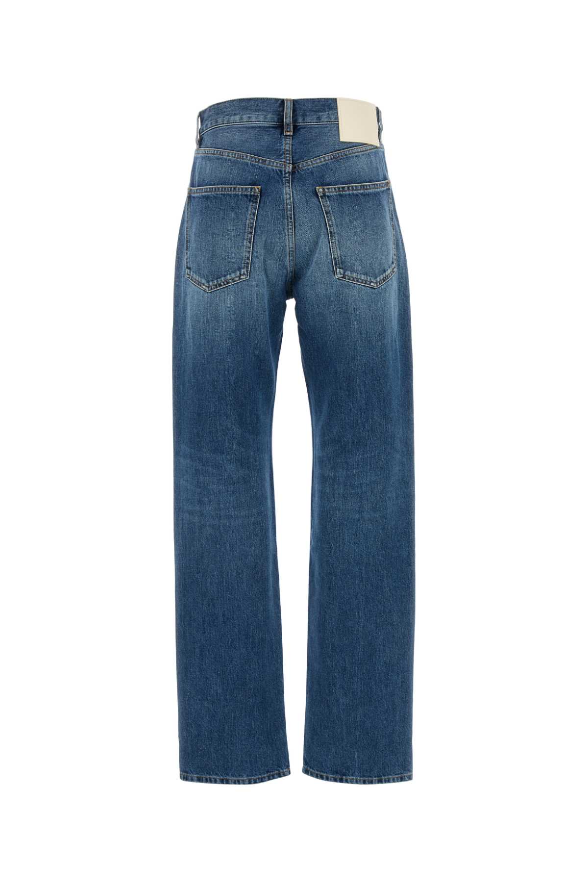 Shop Valentino Denim Jeans In Mediumbluedenim