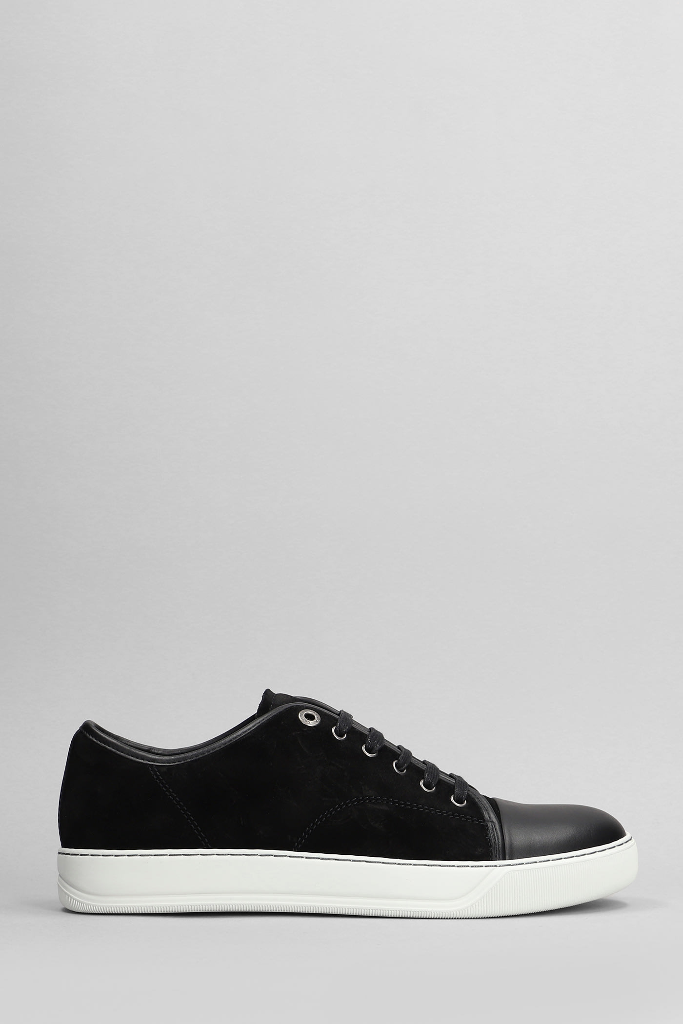 Shop Lanvin Dbb1 Sneakers In Black Suede