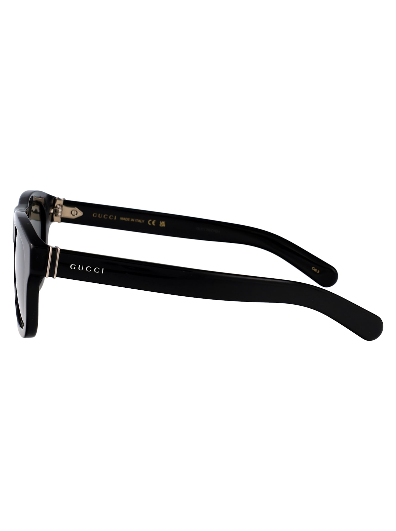 Gucci Gg1509s Sunglasses In 001 Black Black Grey