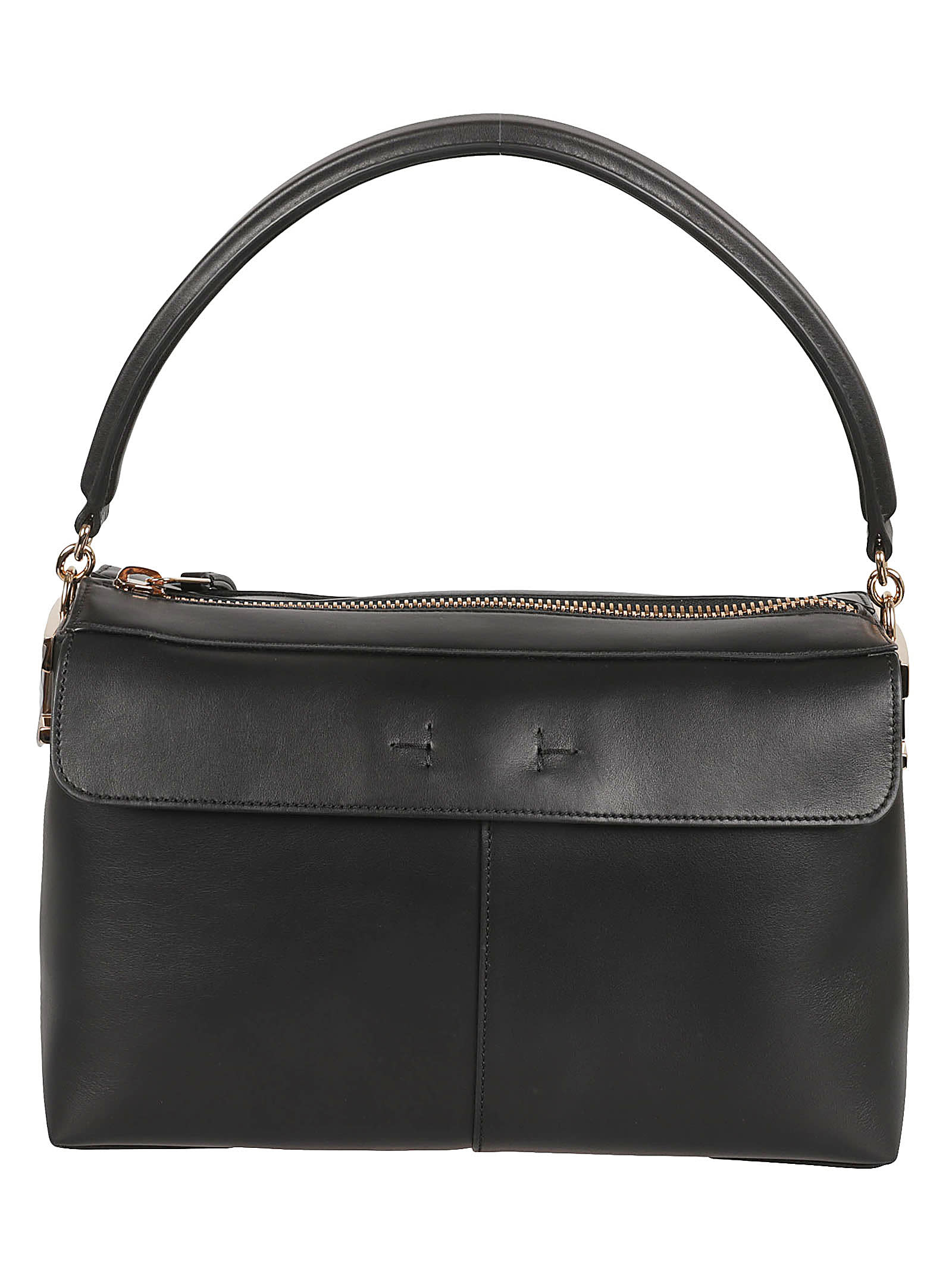 Tod's Bauletto Hand Bag In Black