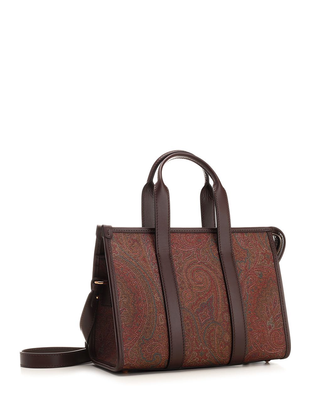 Shop Etro Small Handbag In Brown