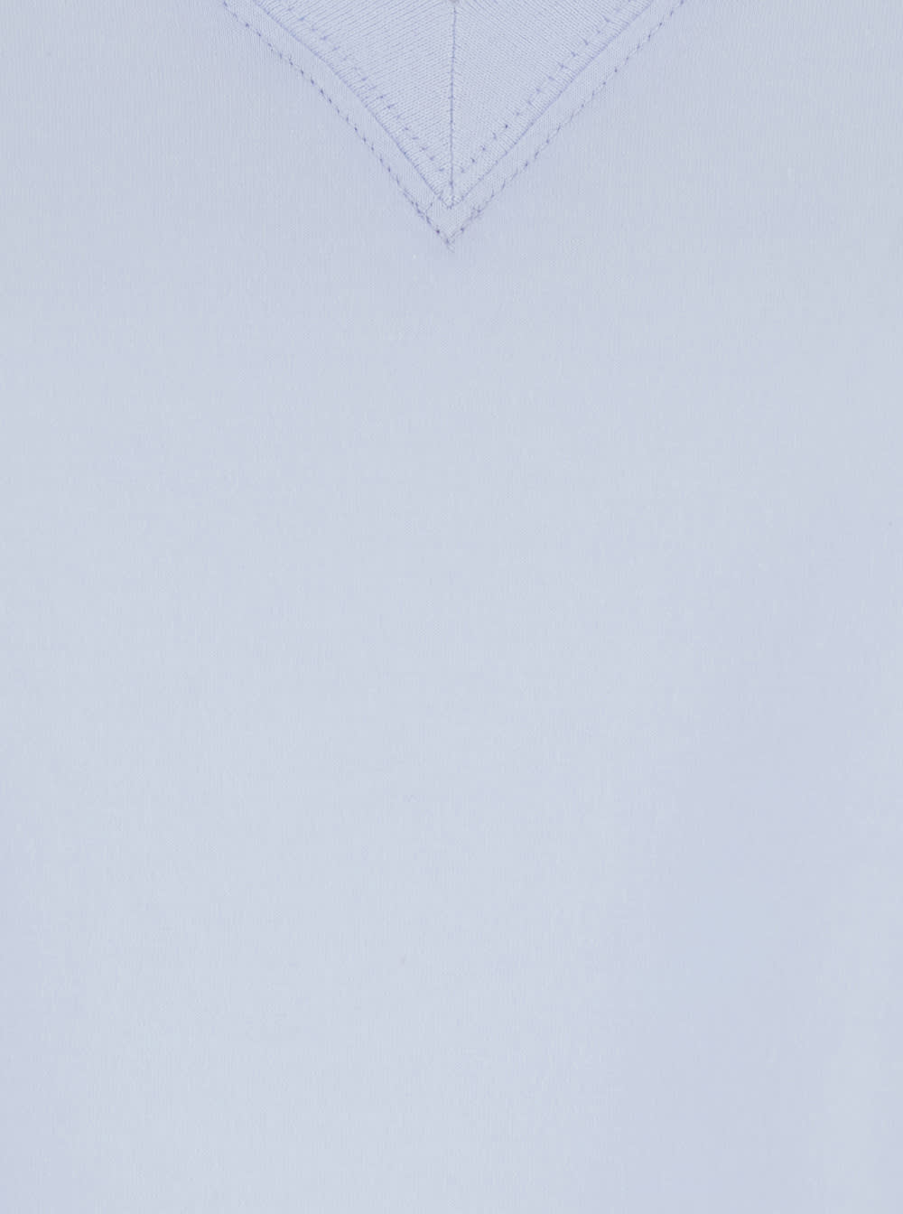 Frame Easy V-neck Tee In Light Blue In Light Blue