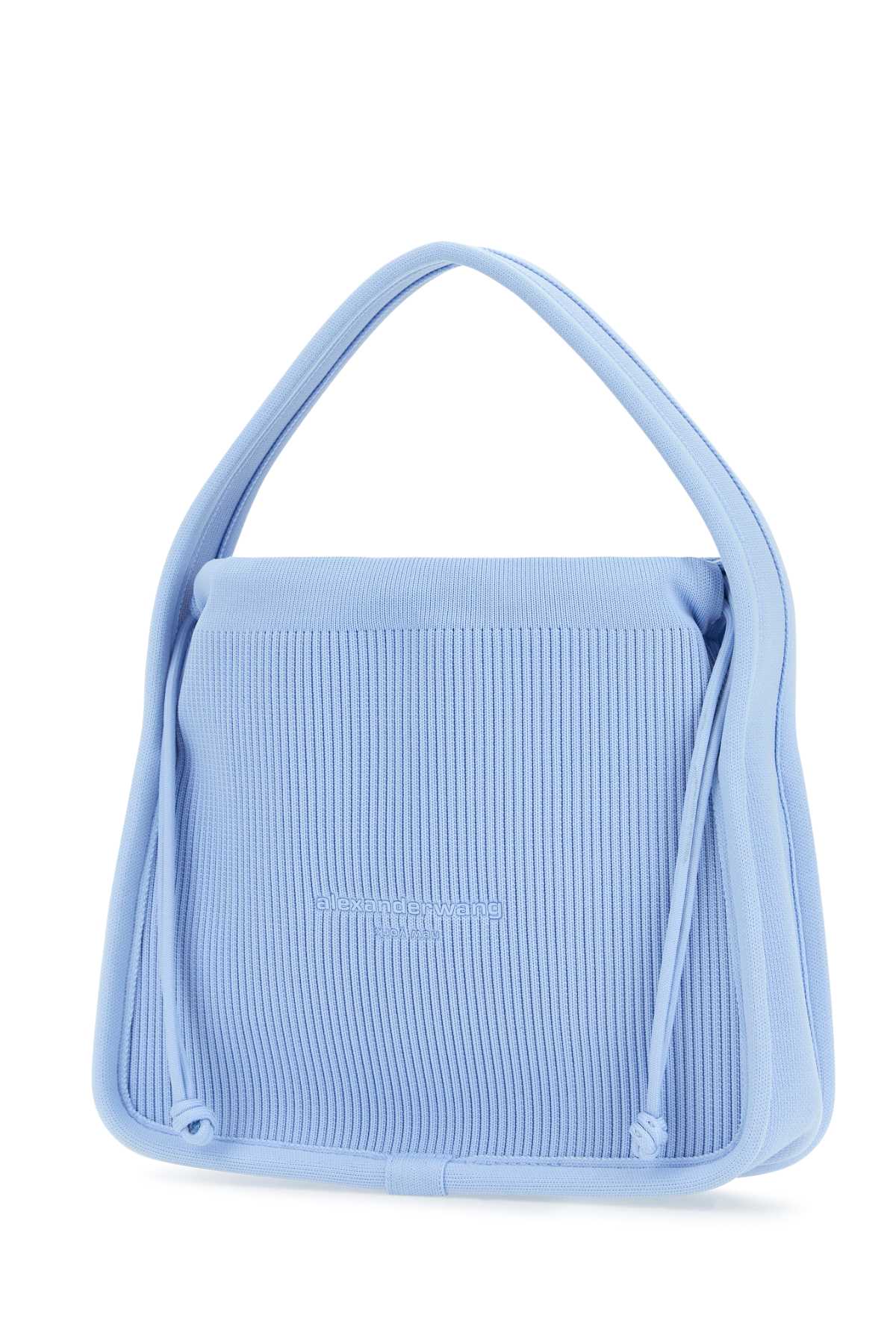 Shop Alexander Wang Light Blue Fabric Ryan Hand Bag In Chambrayblue