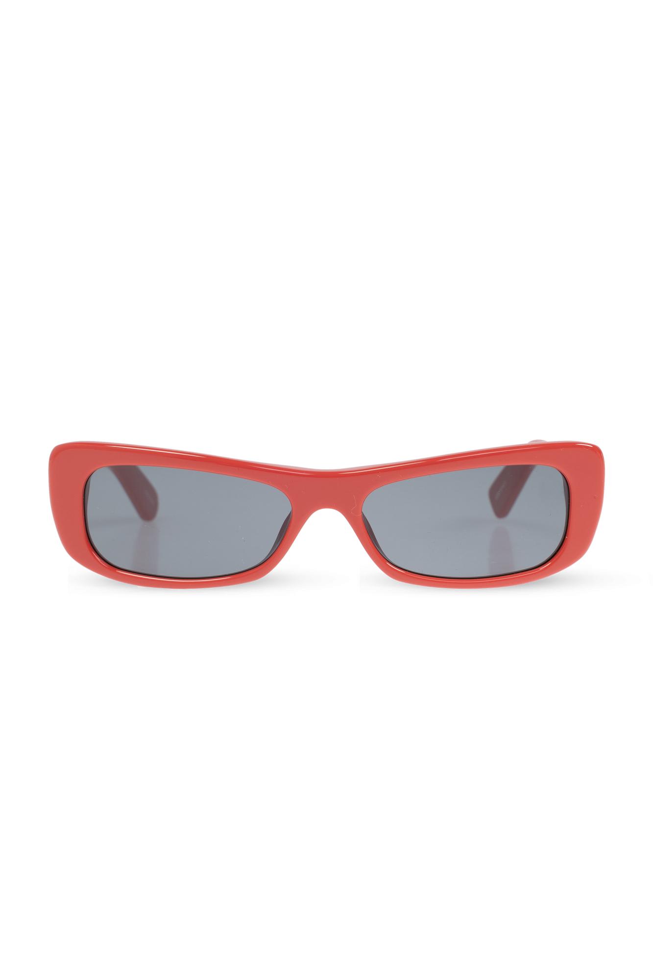 Shop Jacquemus Sunglasses In Red