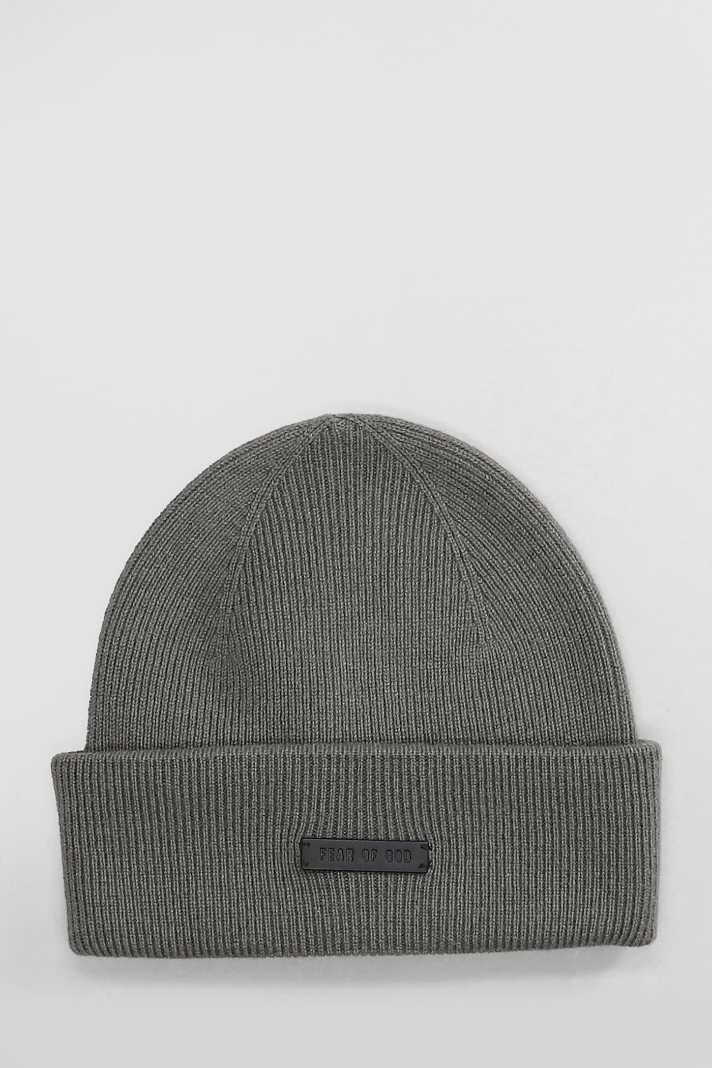 Shop Fear Of God Hats In Grey Cashmere