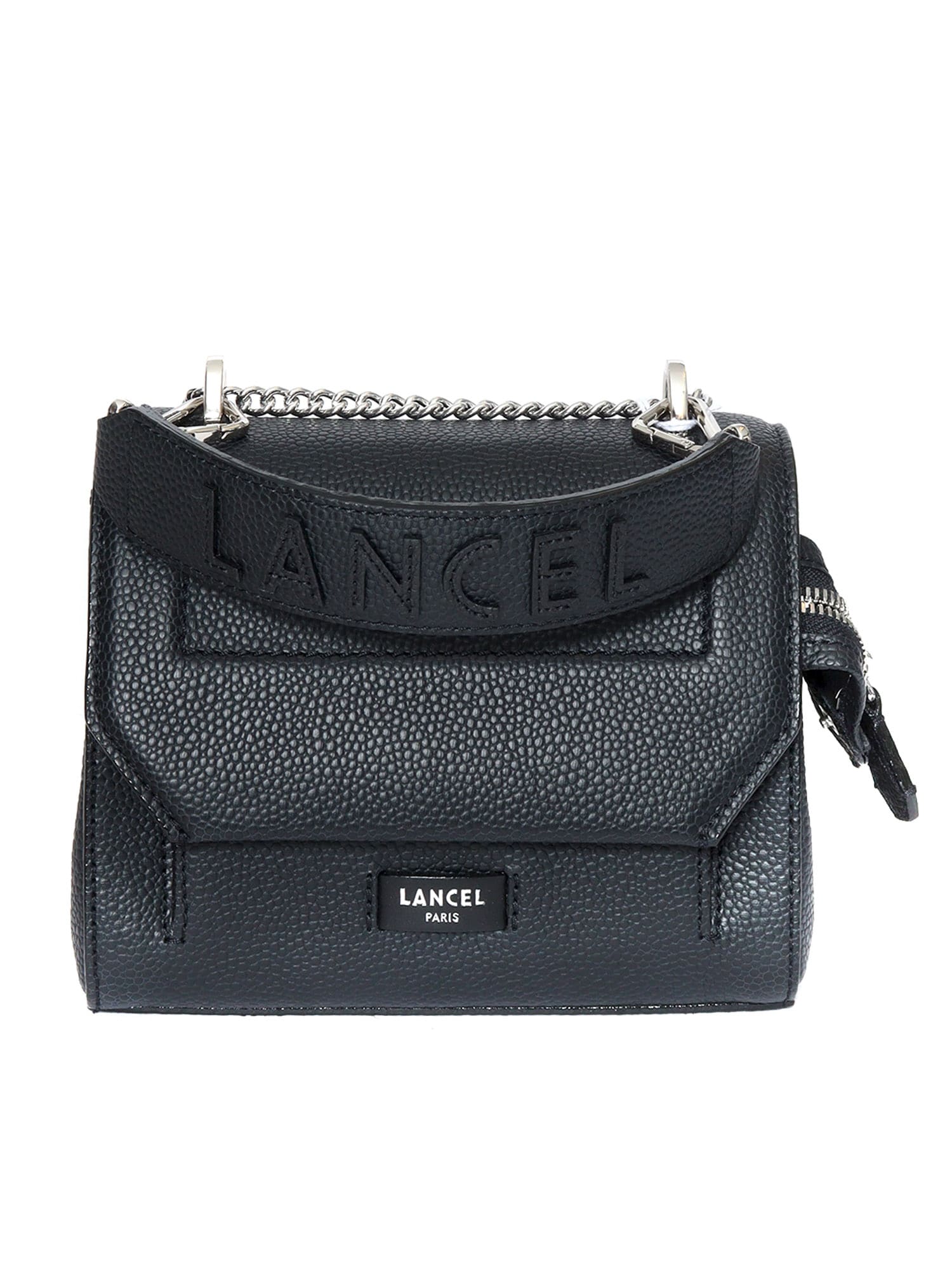 Shop Lancel Flap Bag S In Black