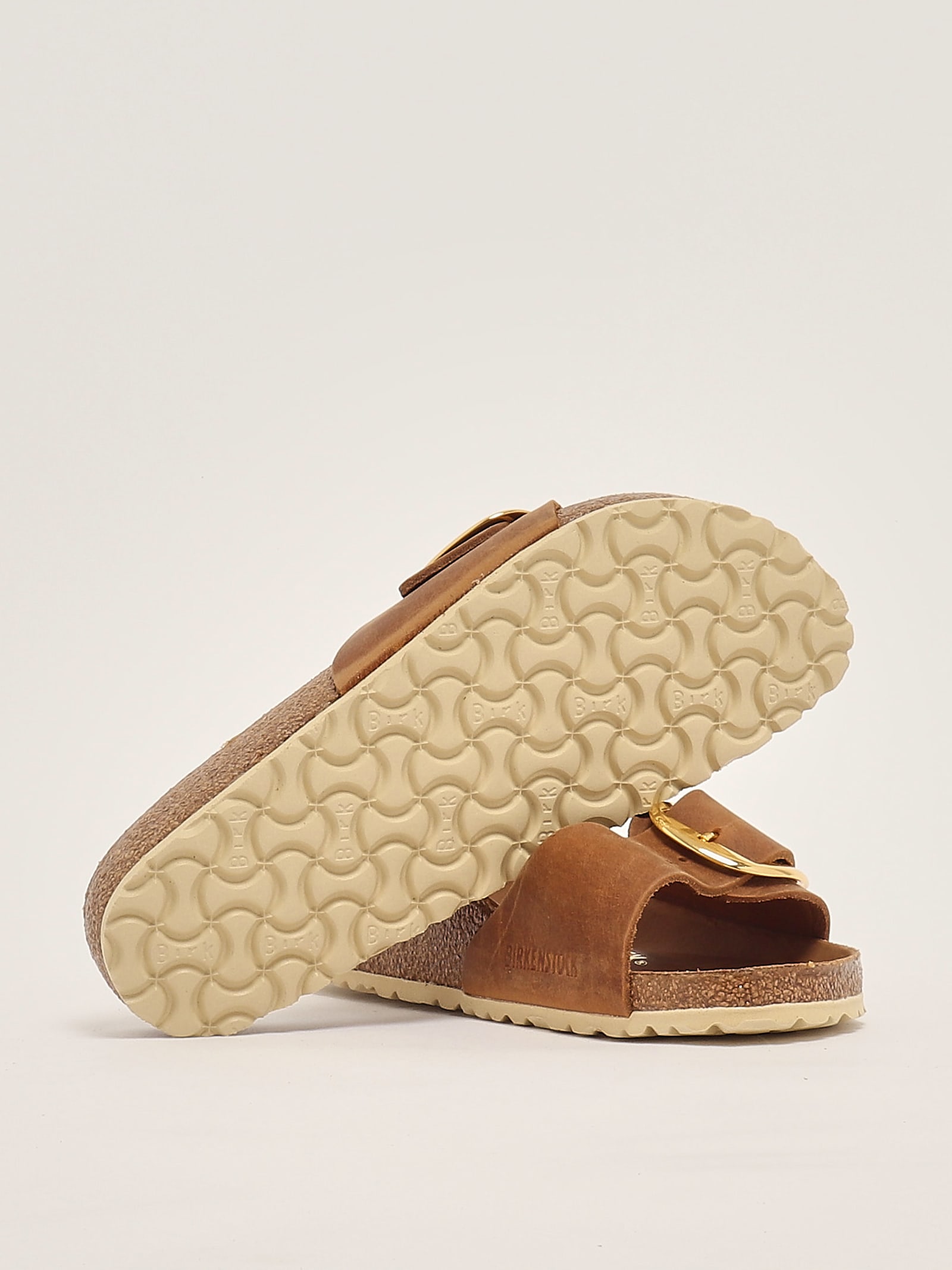 Birkenstock Madrid Big Buckle Sandal In Brown