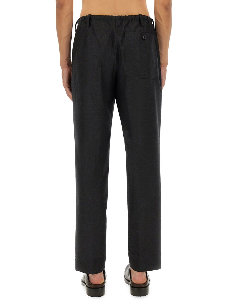 Dries Van Noten Penny Trousers Elastic Waistband Style In Black
