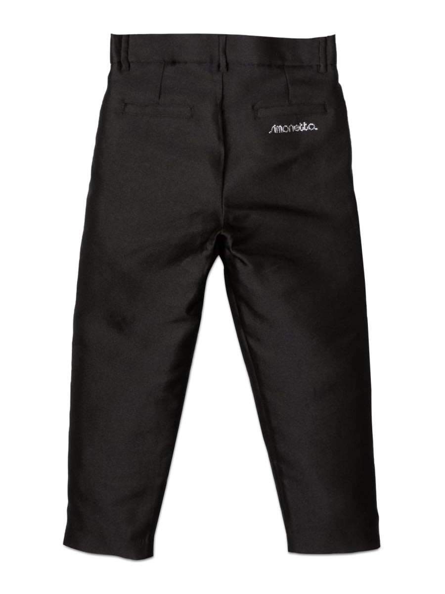 Shop Simonetta Pantaloni In Black