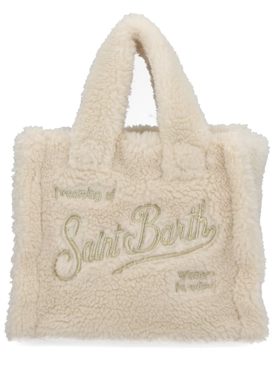 Mc2 Saint Barth Vanity Mini Tote Bag In White