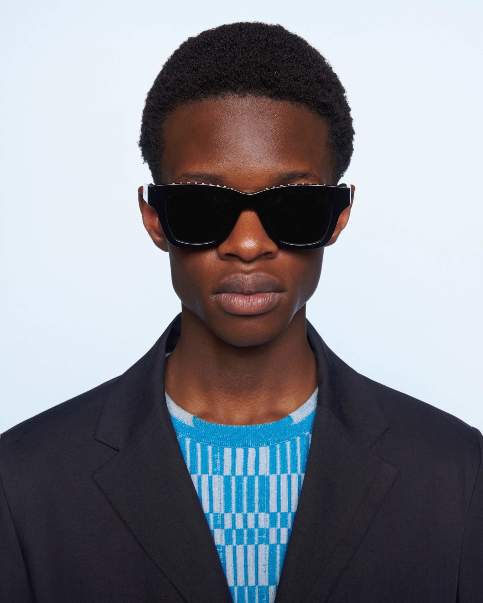 Shop Jacquemus Les Lunettes Nocio - Multi Black Sunglasses