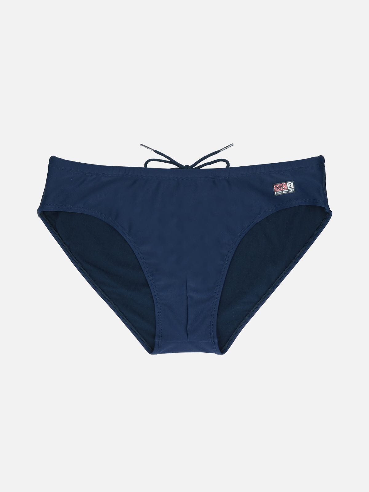 Mc2 Saint Barth Man Navy Blue Swim Briefs Cayo In Blue