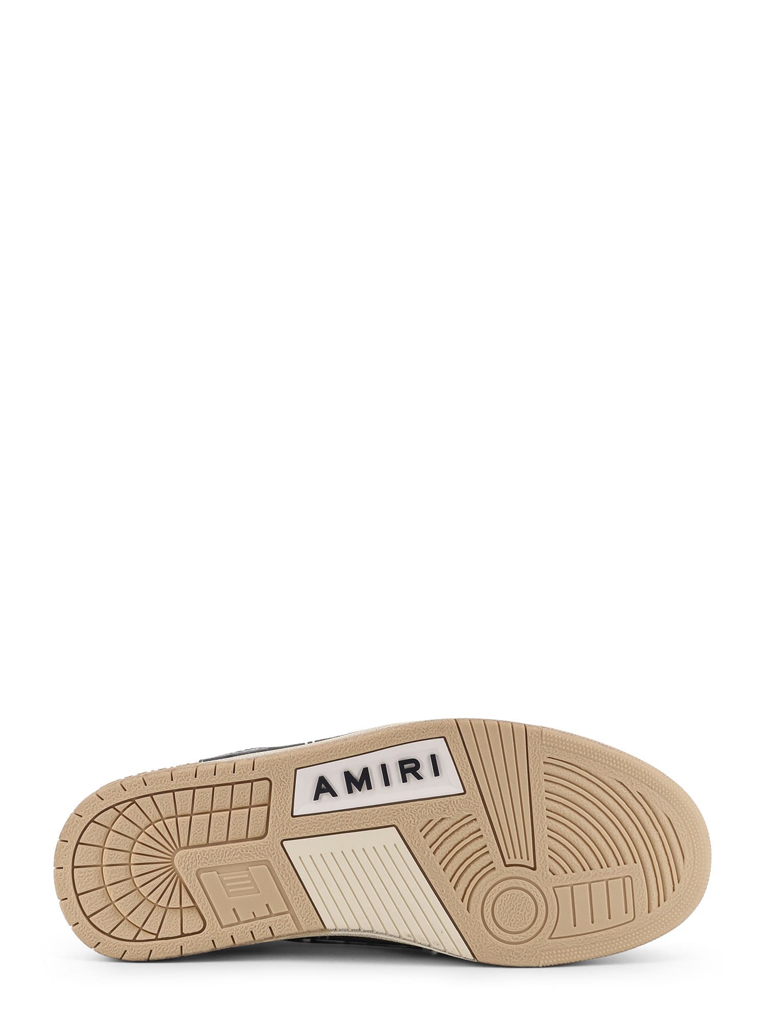 Amiri Skel Top Black Low Top Sneakers With Logo Patch On The Tongue And Logo Lettering On The Heel In Leat In Black