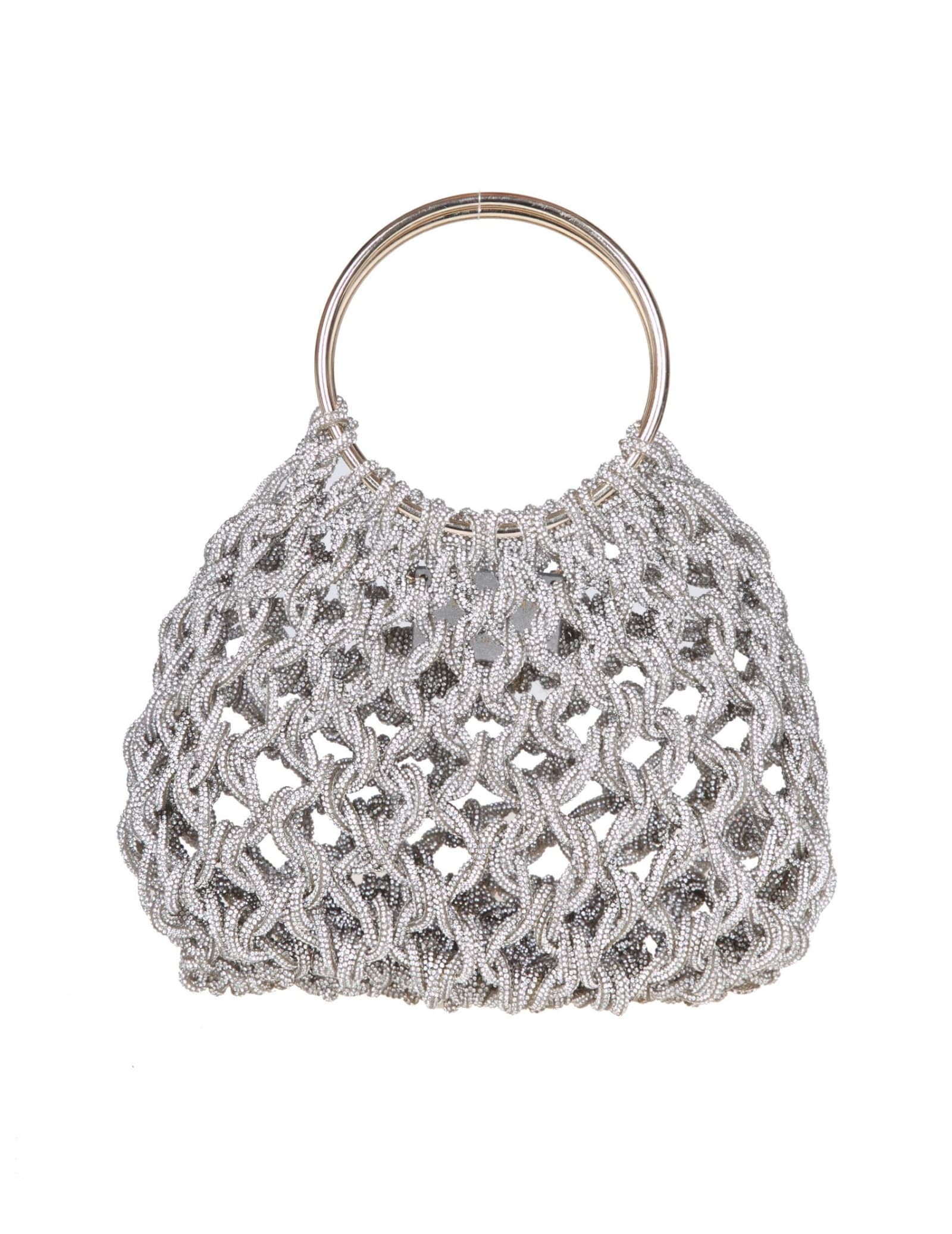 Shop Hibourama Jewel Bag With Applied Crystals