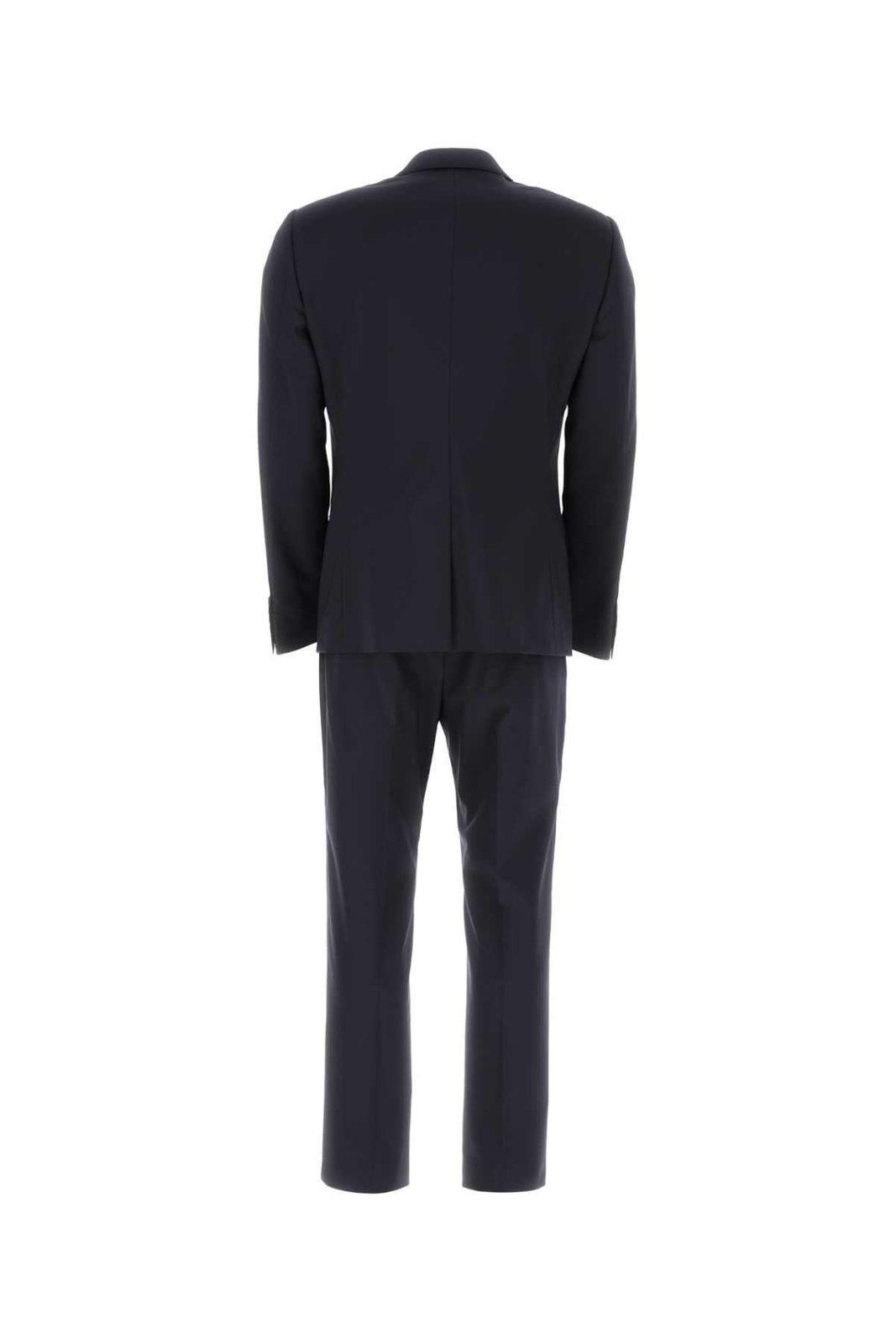 Shop Dolce & Gabbana Single Breasted Tailored Suit In Blue