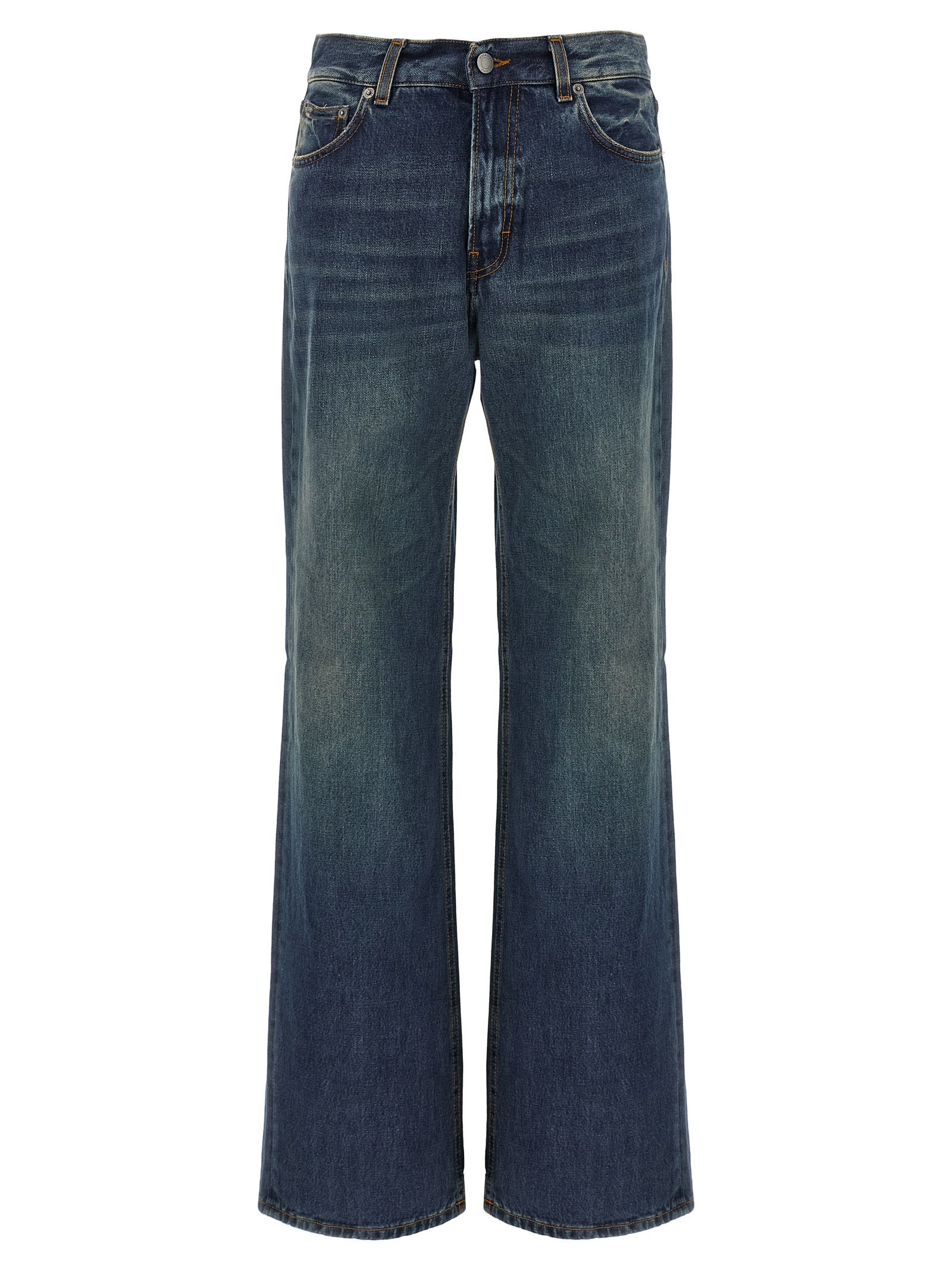 korea Intense Blue Jeans
