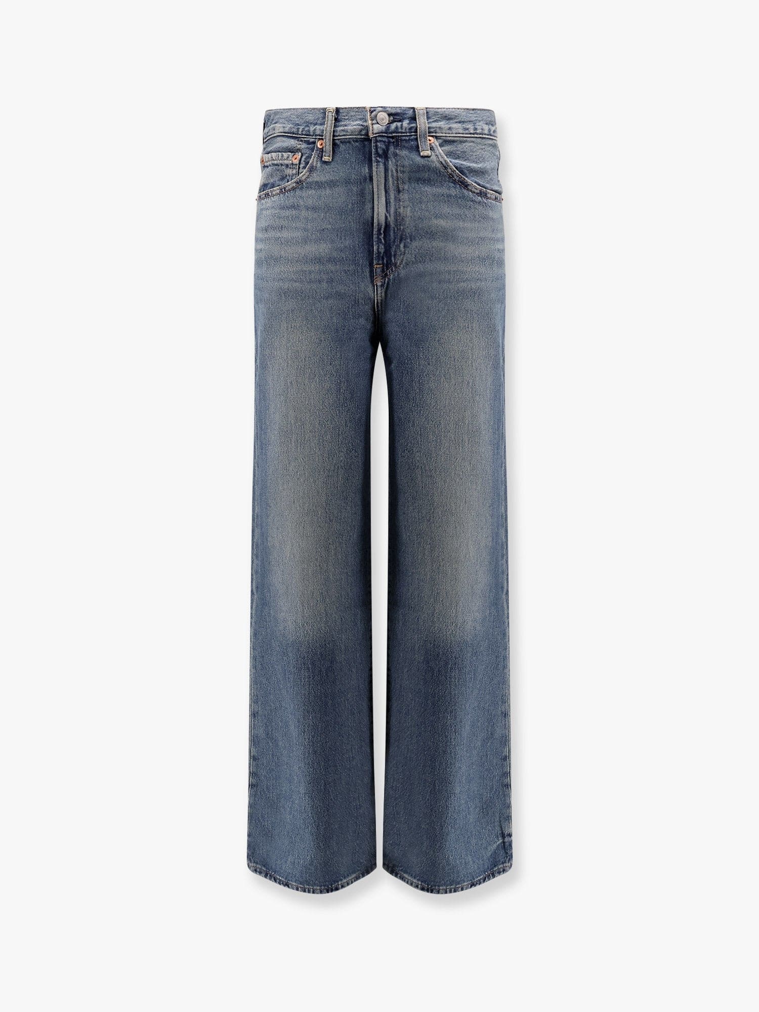 Levi's Ribcage Wide Leg Jeans In Blue