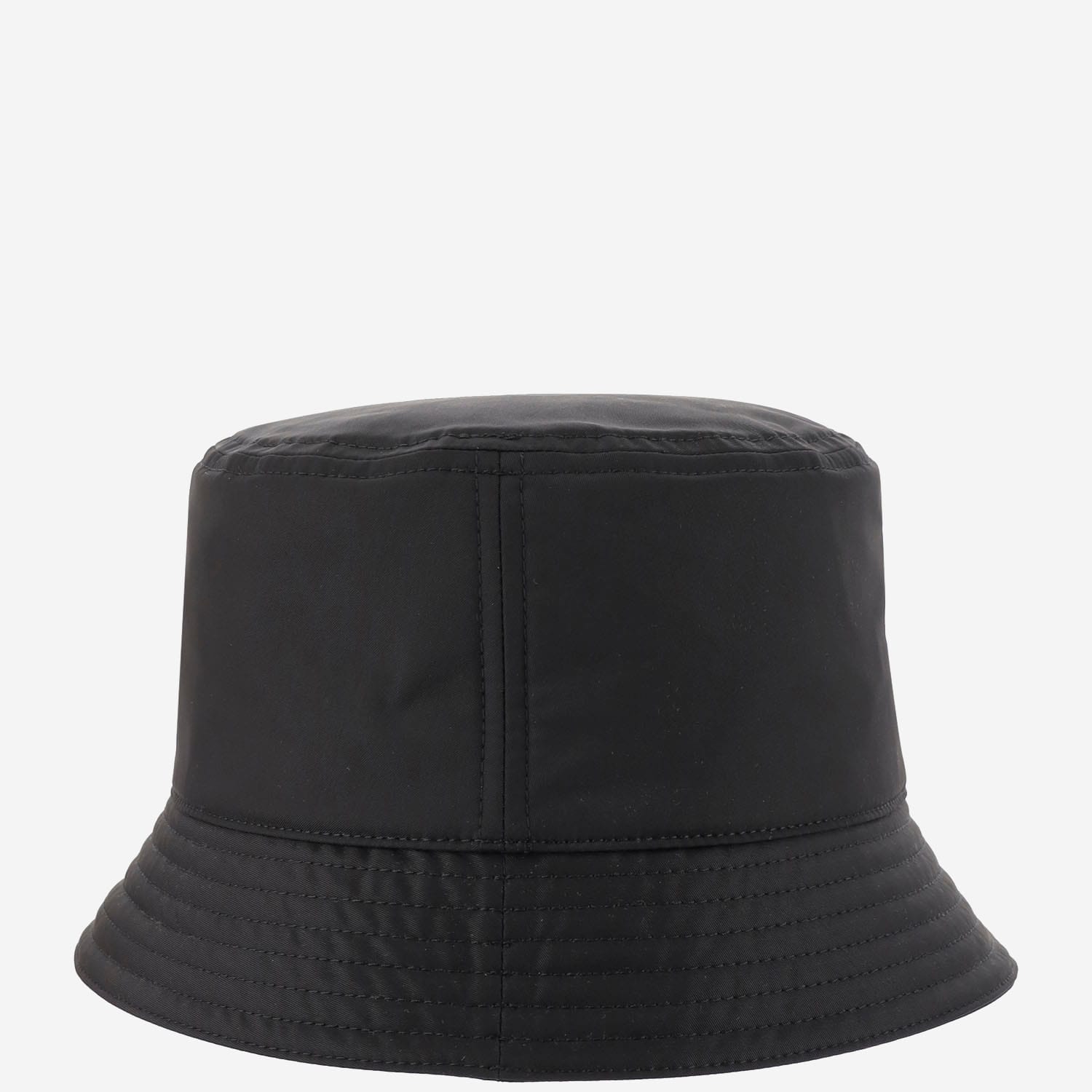 Shop Valentino Bucket Hat Made Of Stretch Nylon In Black