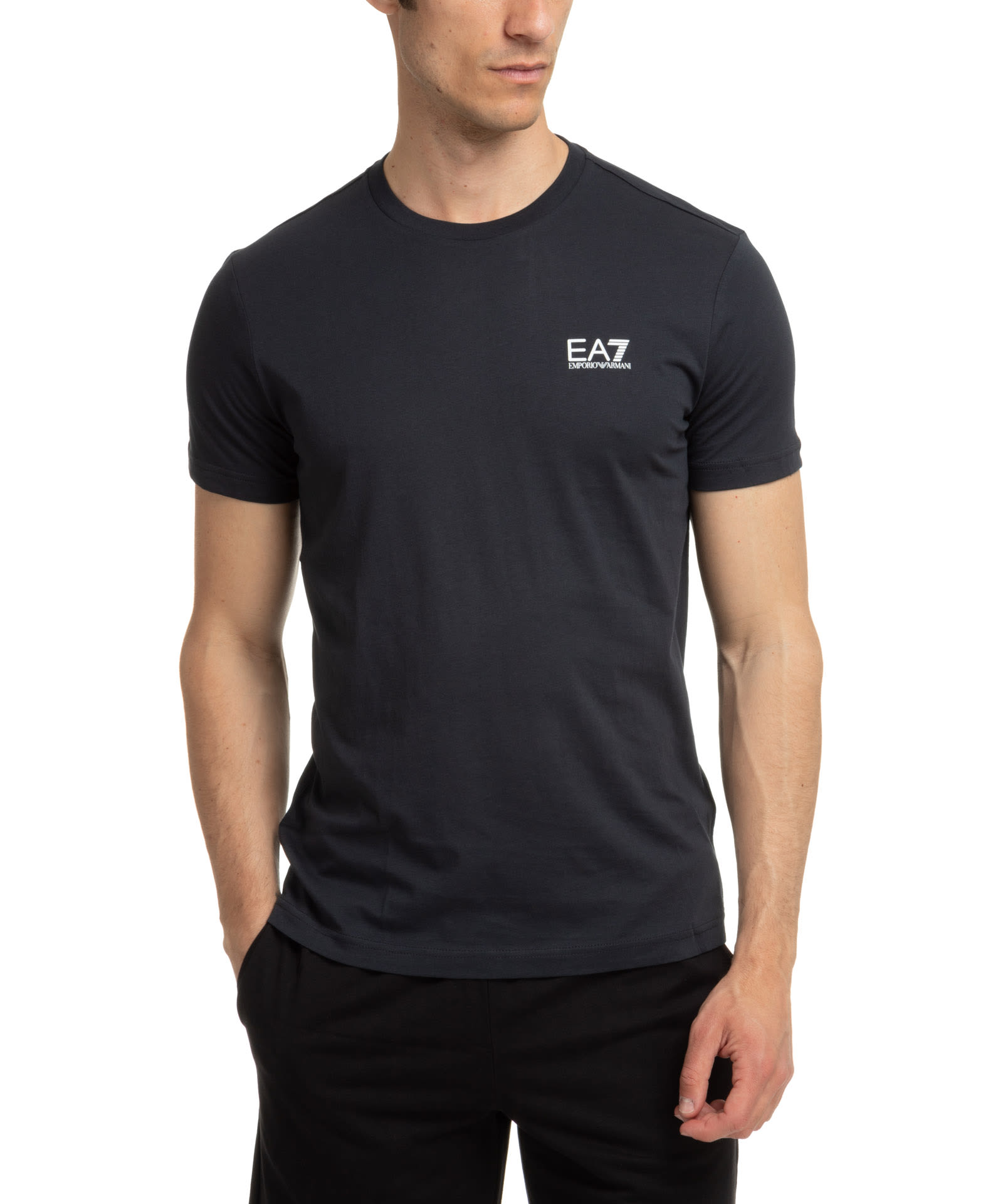 Shop Ea7 Core Identity Cotton T-shirt
