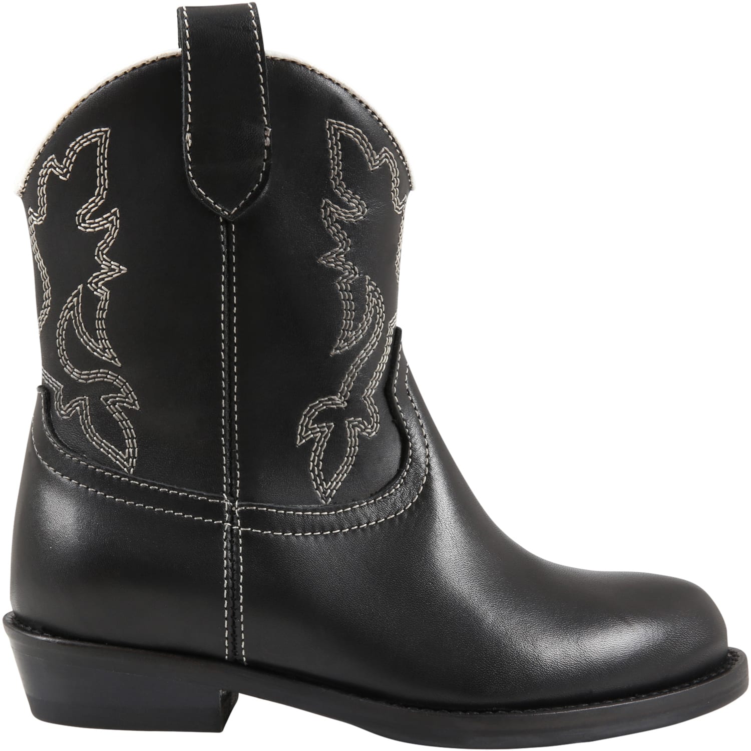 Gallucci Black Texan Boot For Girl