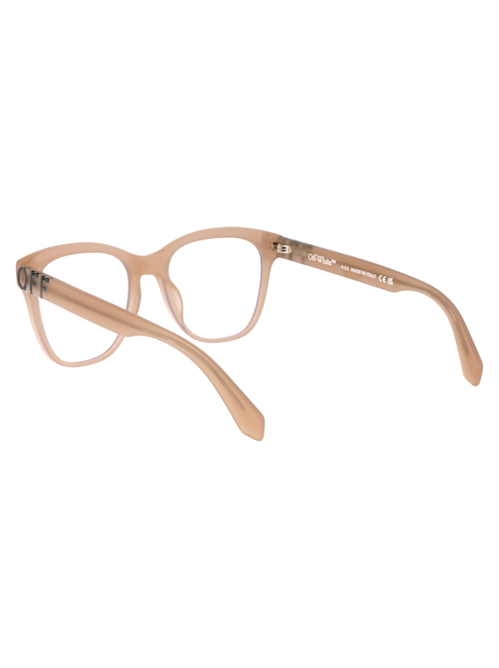 Shop Off-white Optical Style 69 Glasses In 6100 Beige