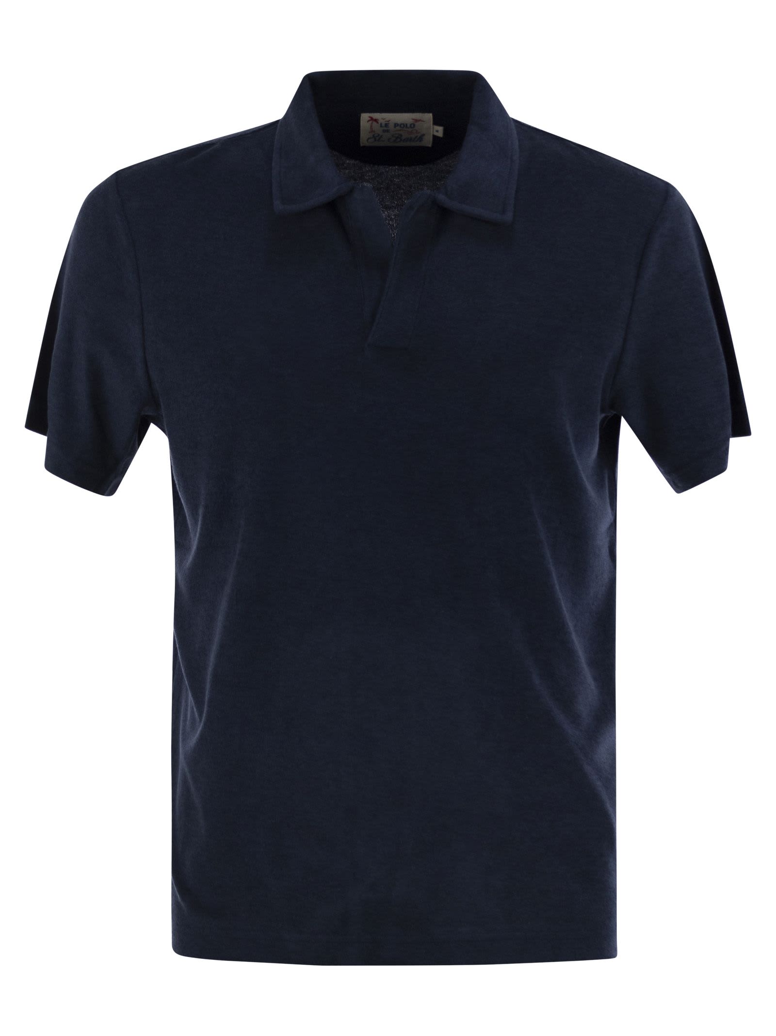 Mc2 Saint Barth Jeremy Cotton Terry Polo Shirt