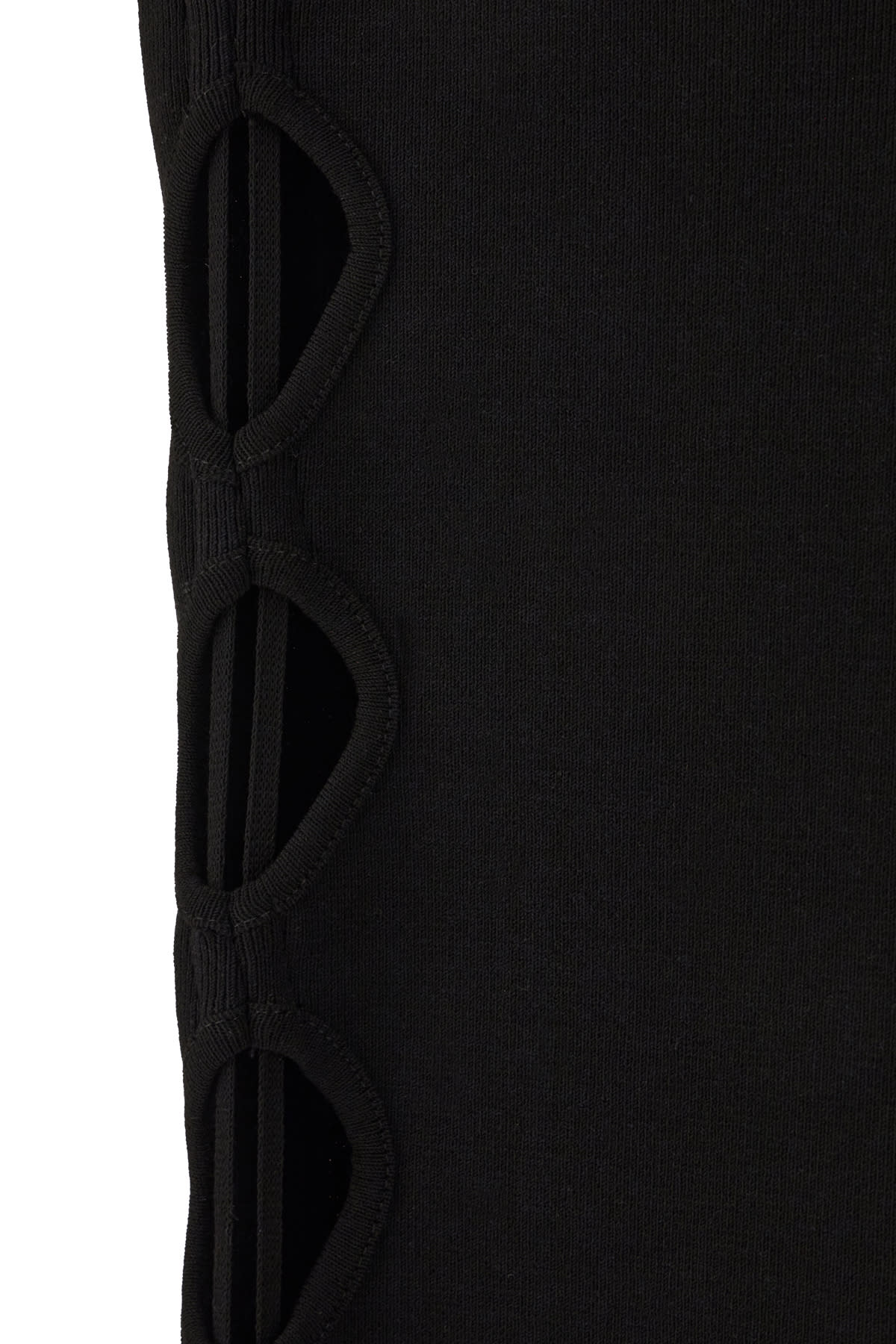 Shop Andreädamo Black Stretch Viscose Blend Pants In 004