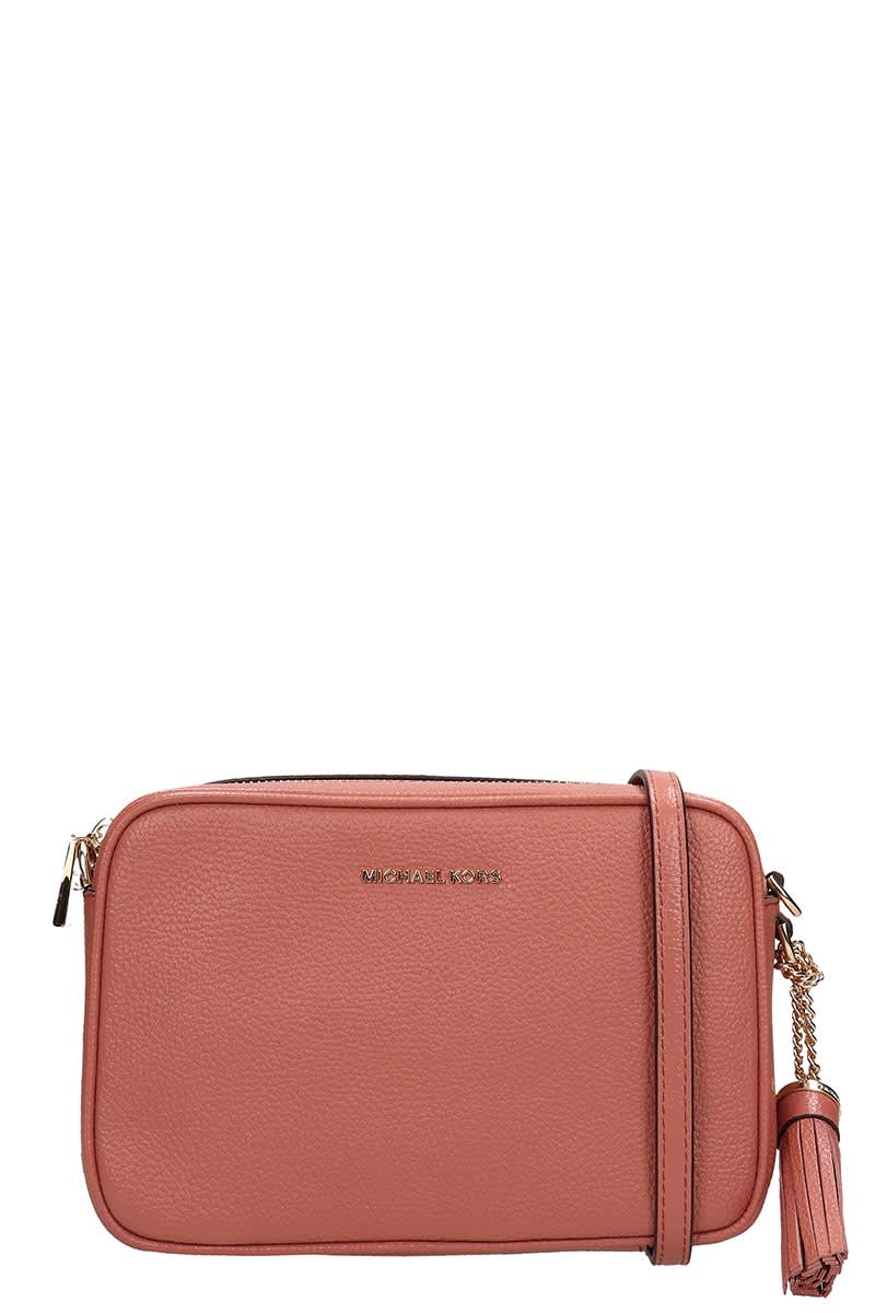 rose colored michael kors purse