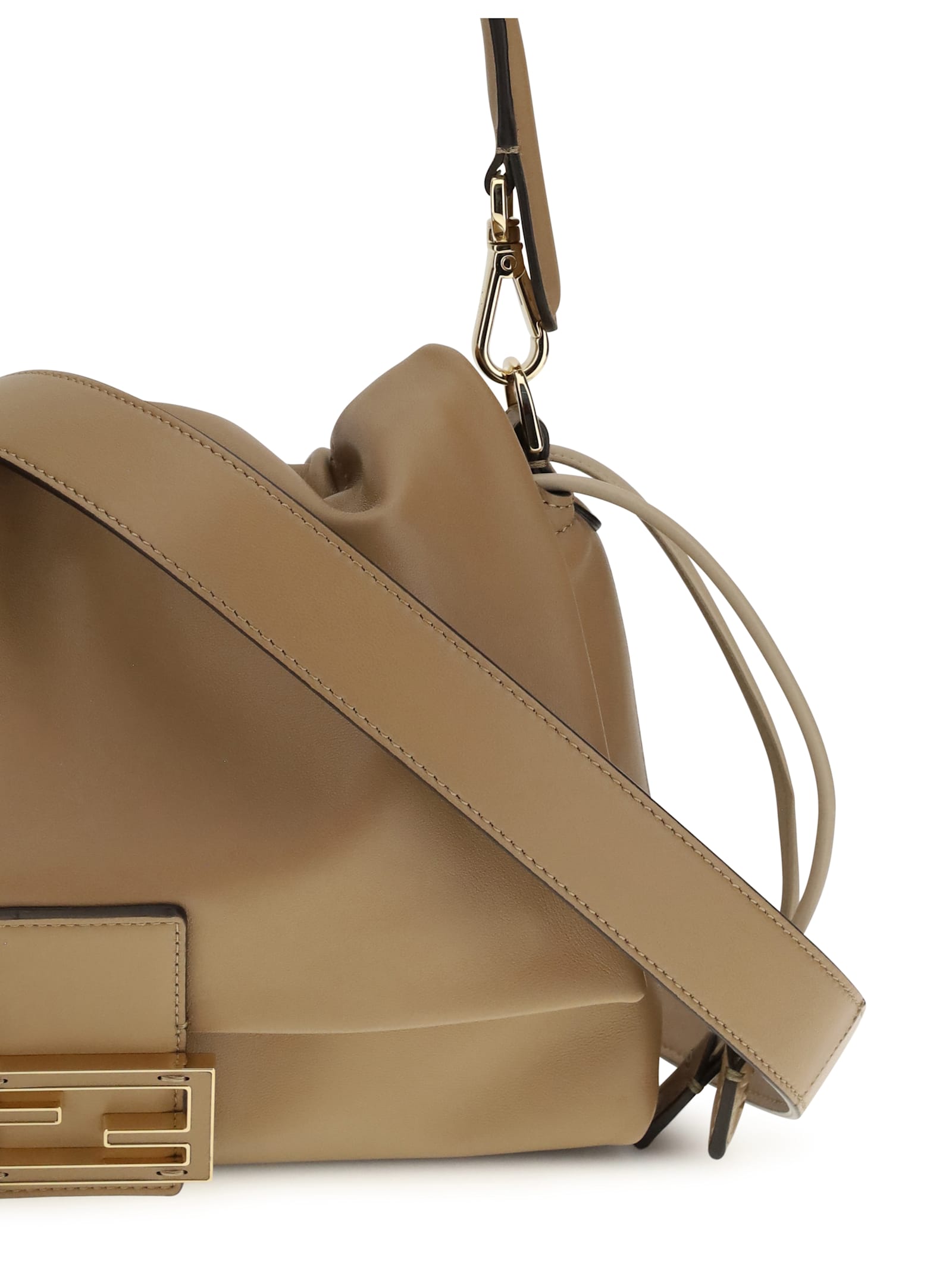 Fendi Women Mamma Baguette Shoulder Bag In Brown