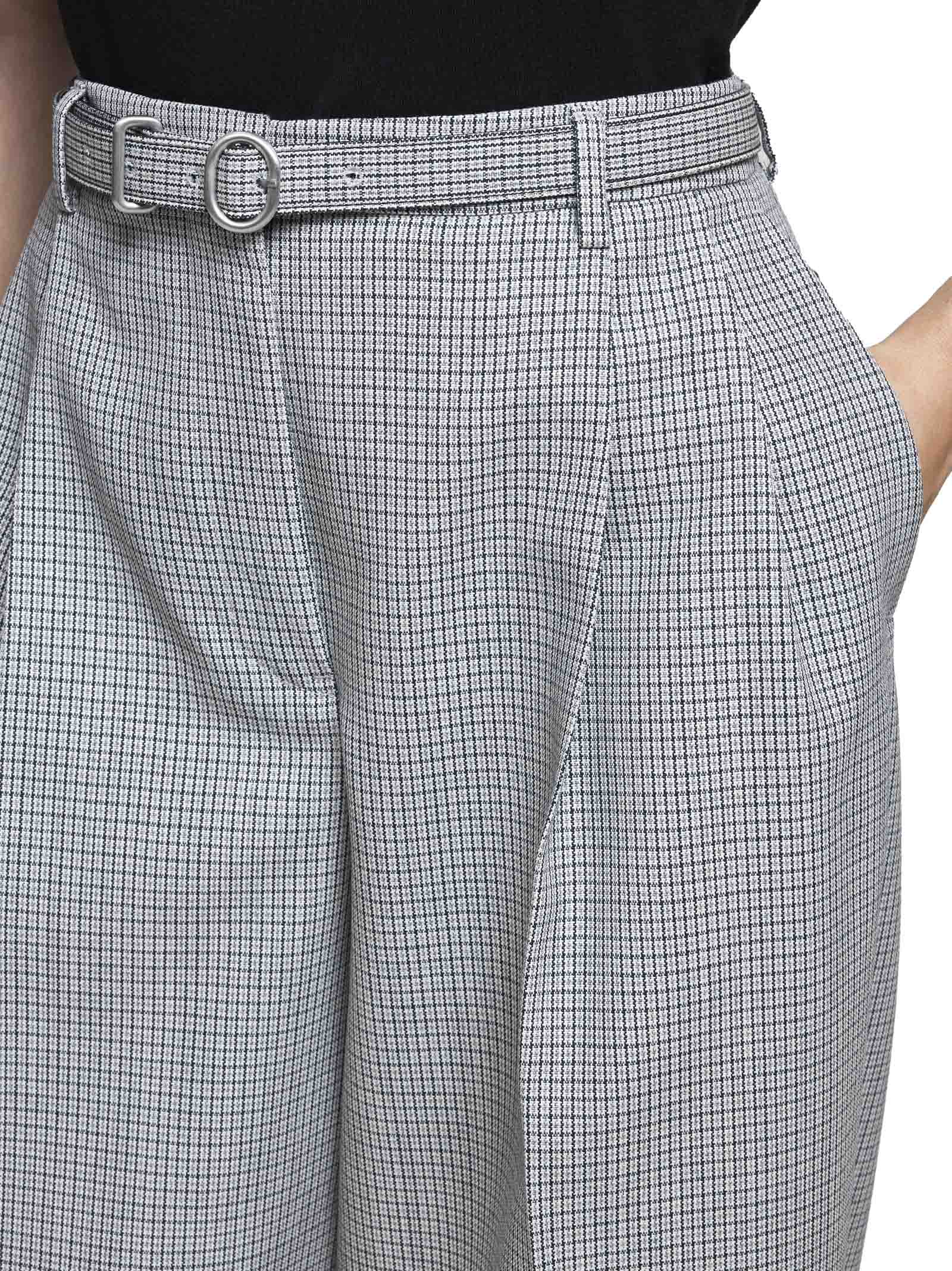 Shop Jil Sander Pants In Grey