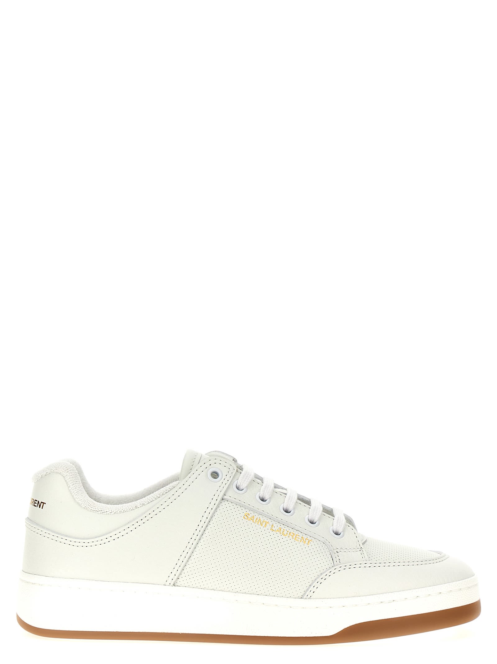 Shop Saint Laurent Sl/61 Sneakers In White