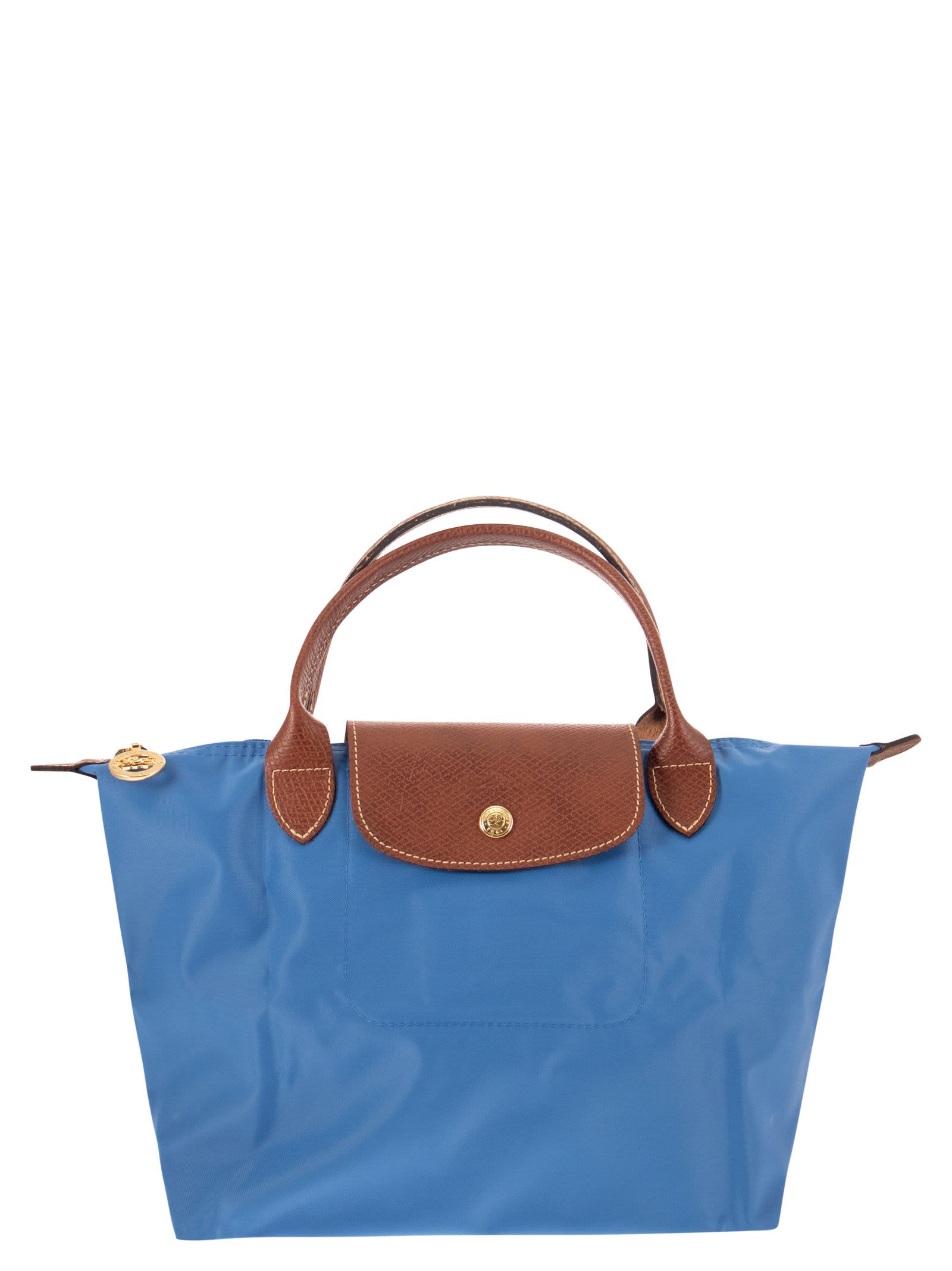 Longchamp Le Pliage Original Mini Pouch with Handle Cobalt Blue Recycled  Canvas