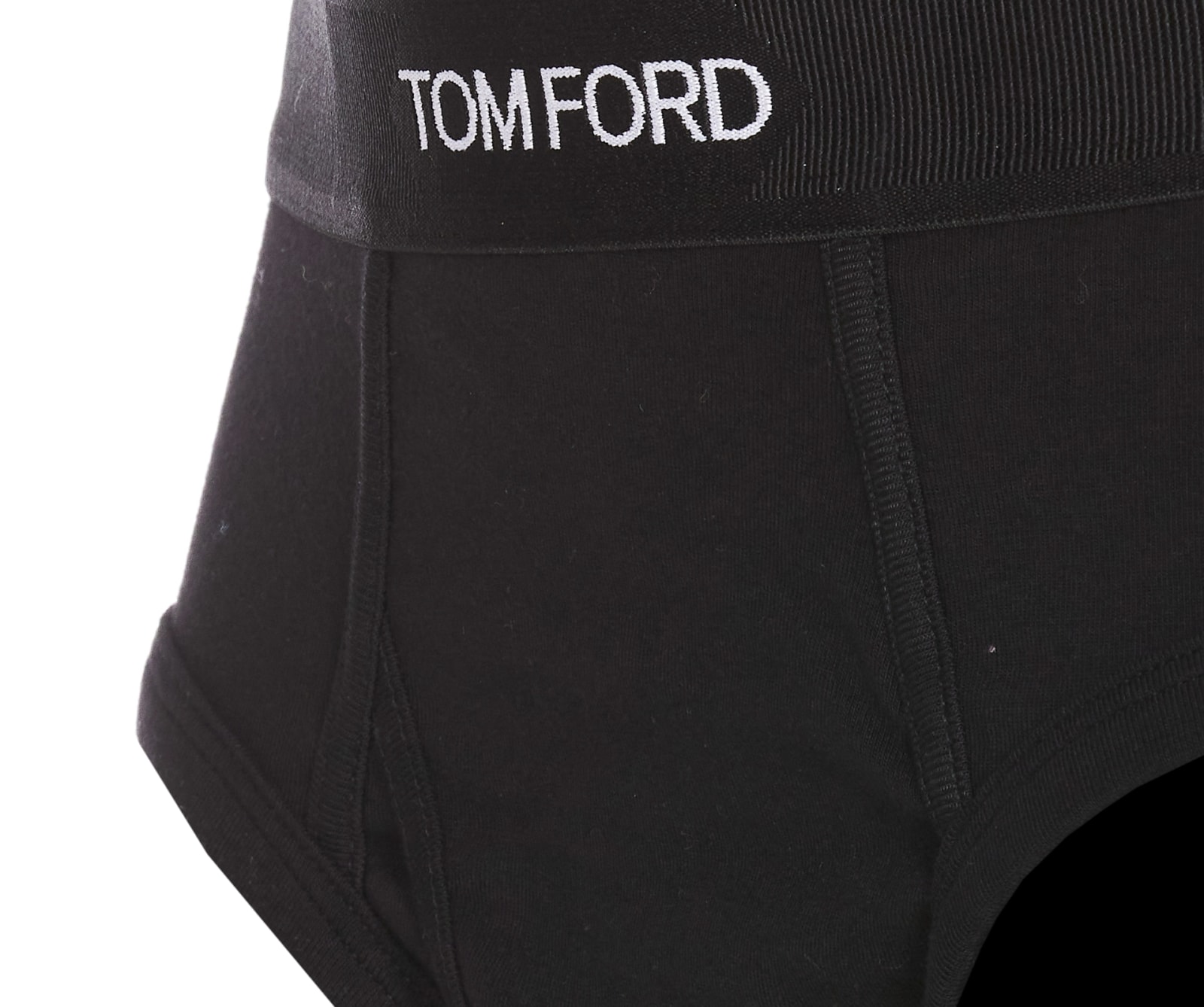 Shop Tom Ford Logo Slip In Black
