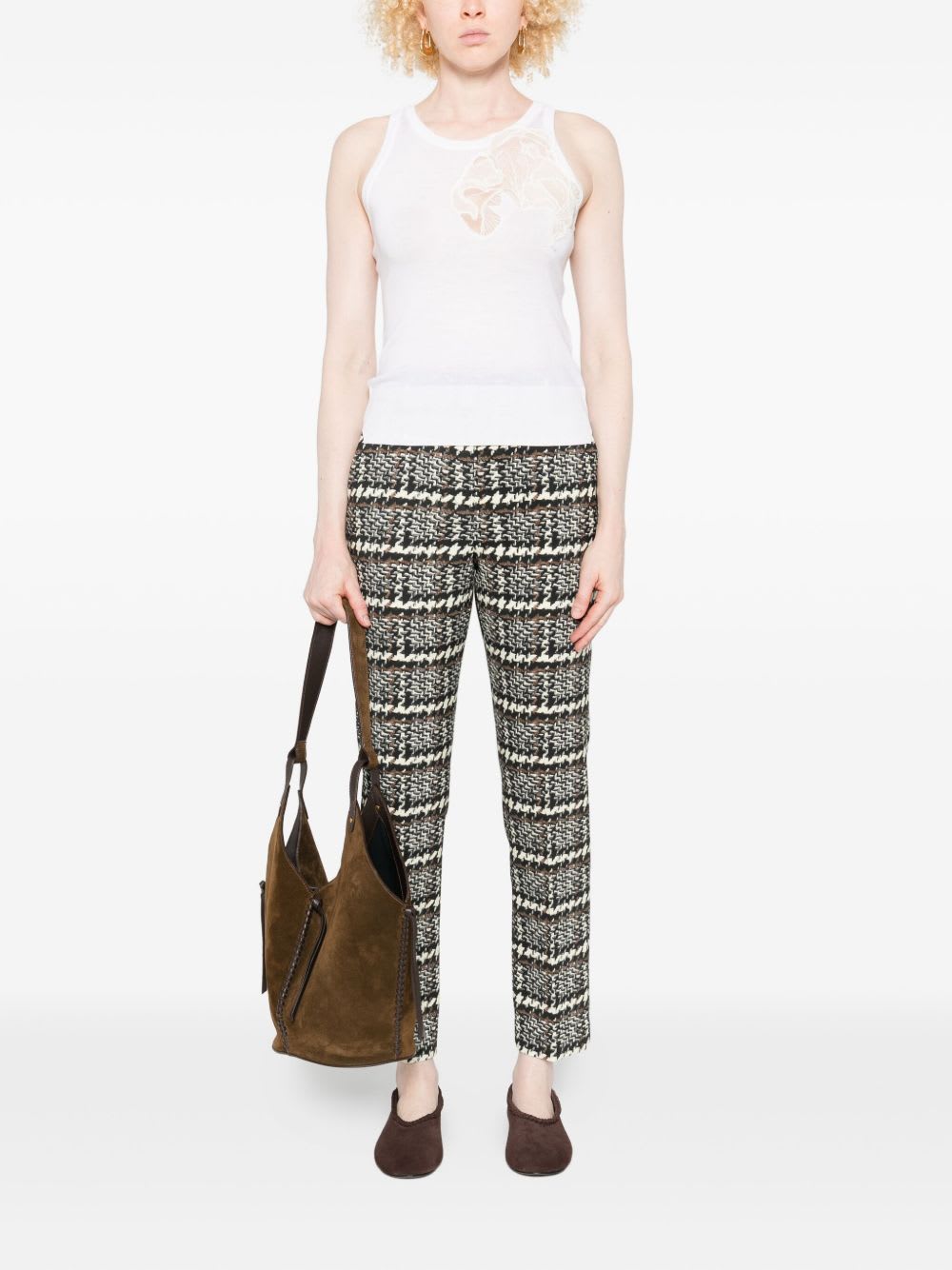 Ermanno Scervino Wool Tank Top In White