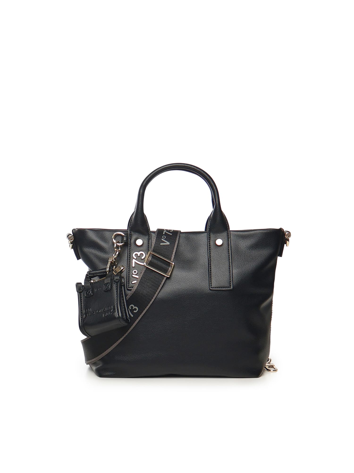 V73 Matilda Shopping Bag In Black