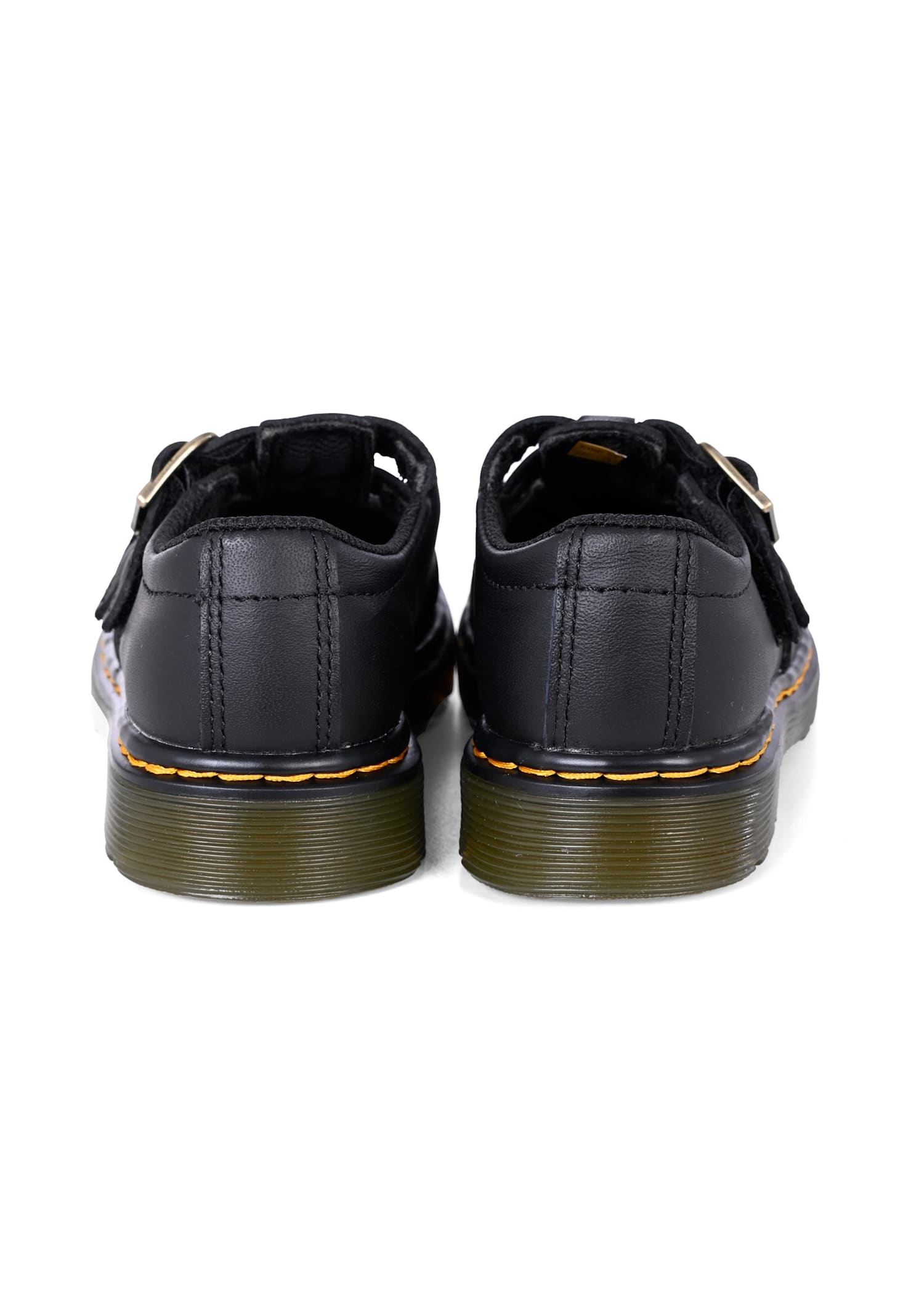 Dr. Martens Black Loafers For Boy In Black