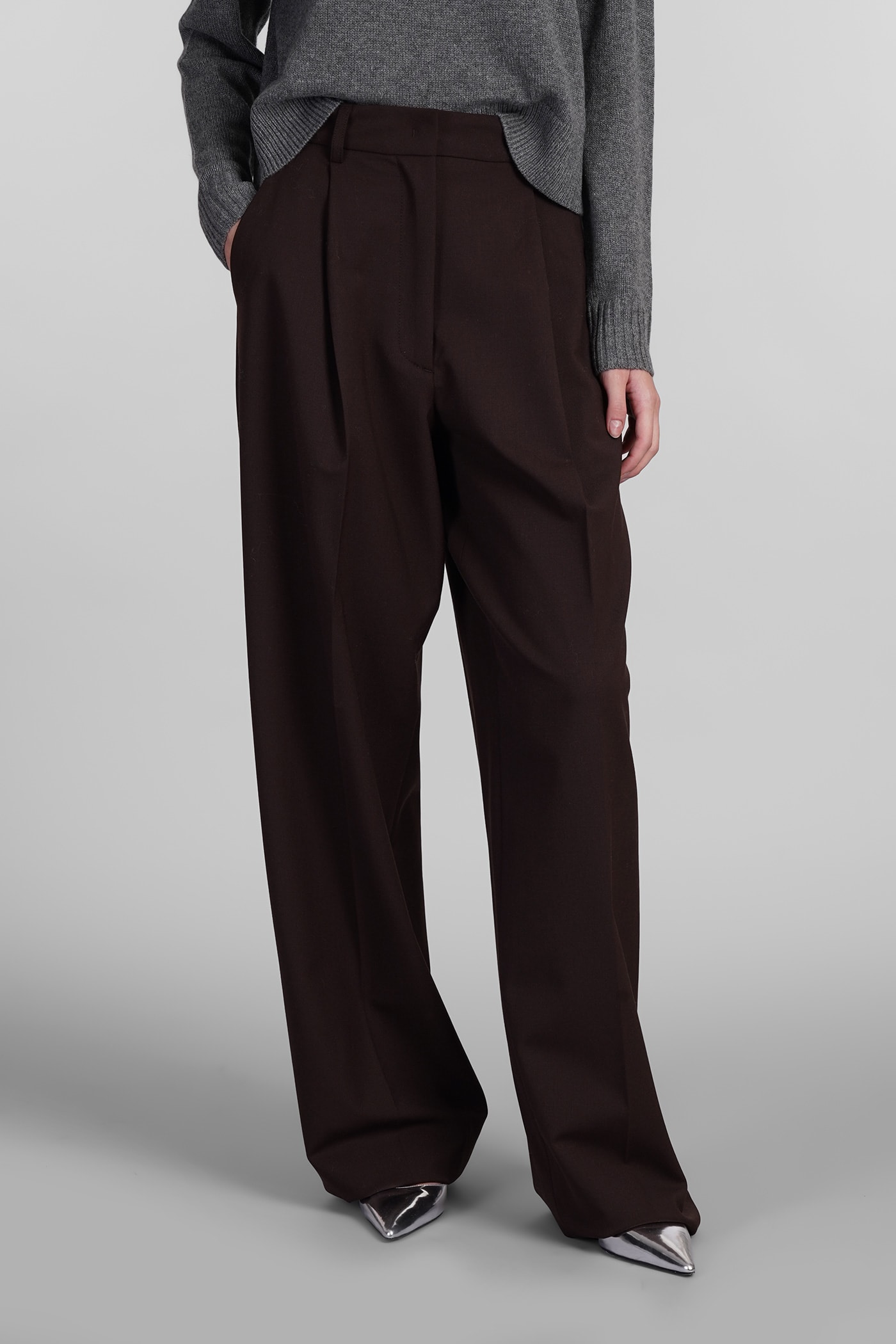 Axel Pants In Brown Wool