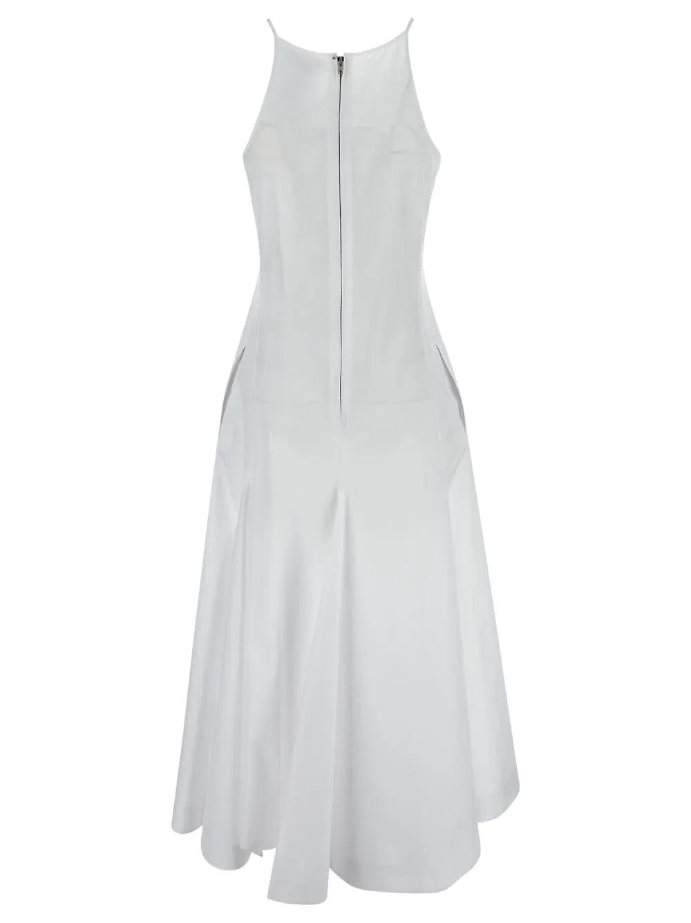 Shop Sportmax Cactus Dress In Bianco