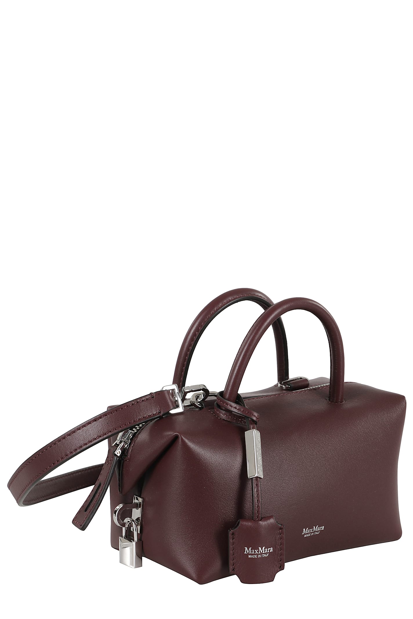 Max Mara Holdalls In Burgundy