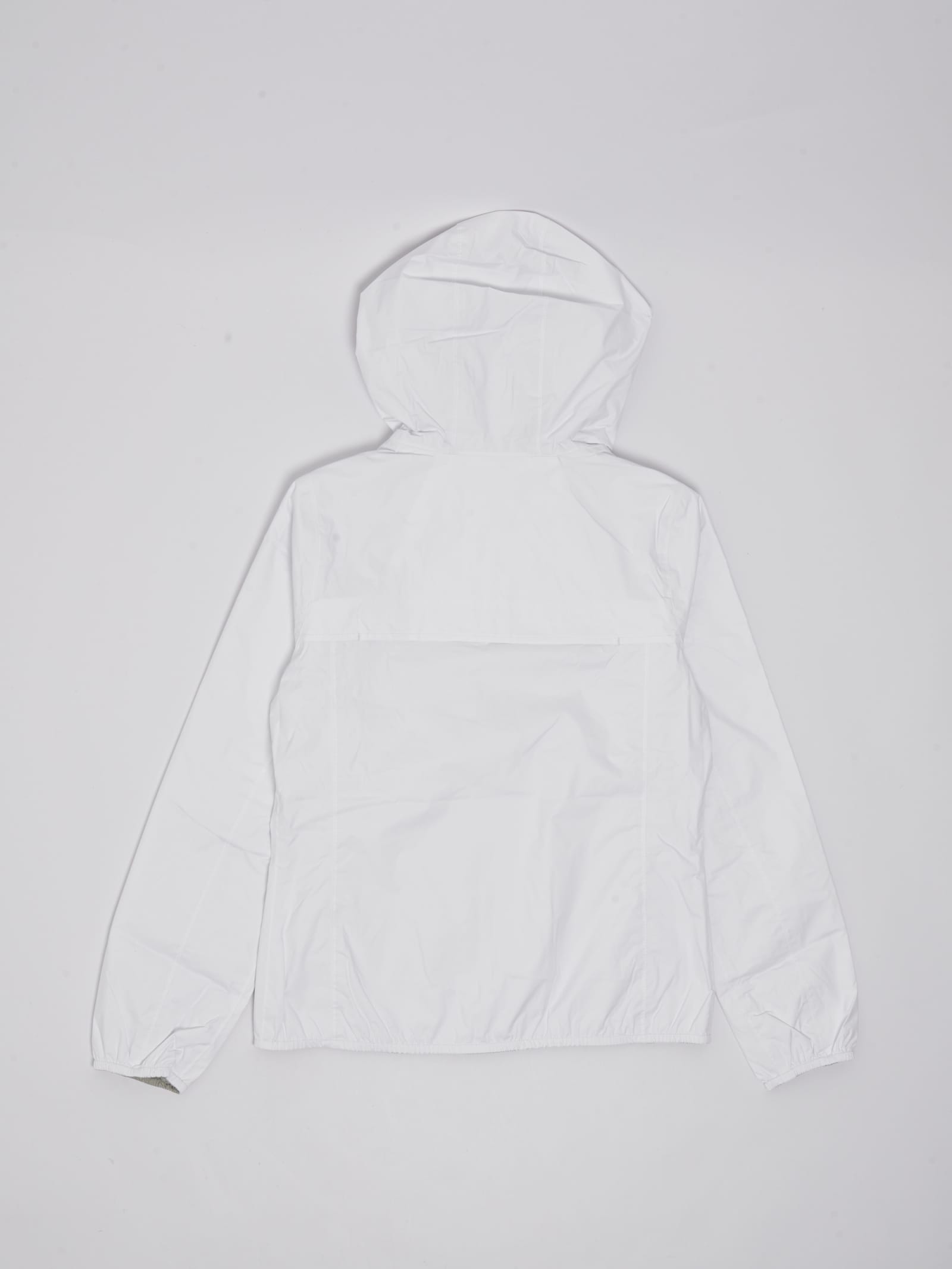 Shop K-way Lily Eco Plus Double Jacket In Bianco-beige