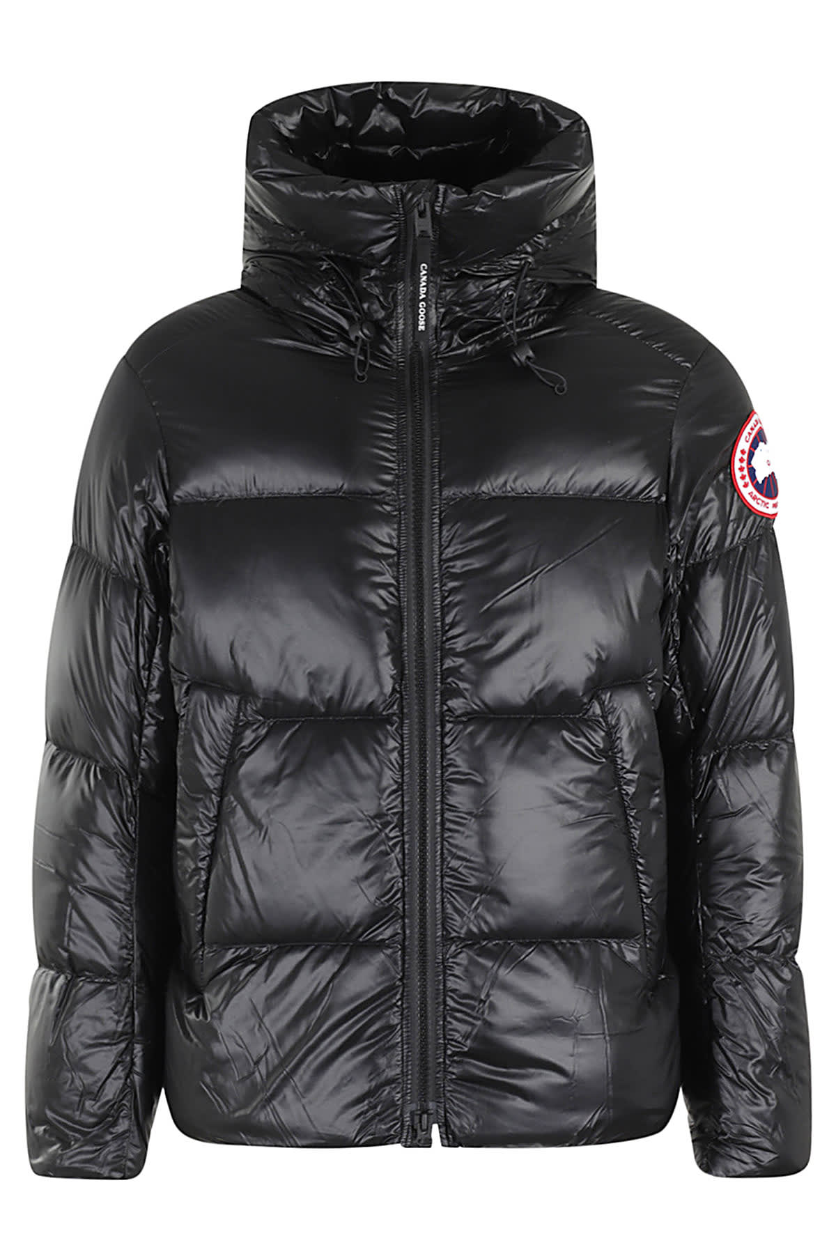 Shop Canada Goose Cg Crofton Puffer In Black