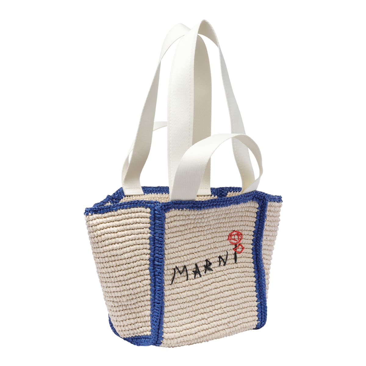 Shop Marni Small Sillo Shopping Bag In White