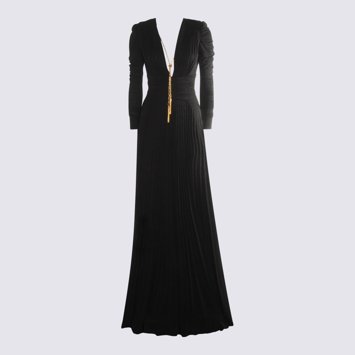 Elisabetta Franchi Black Dress In Black