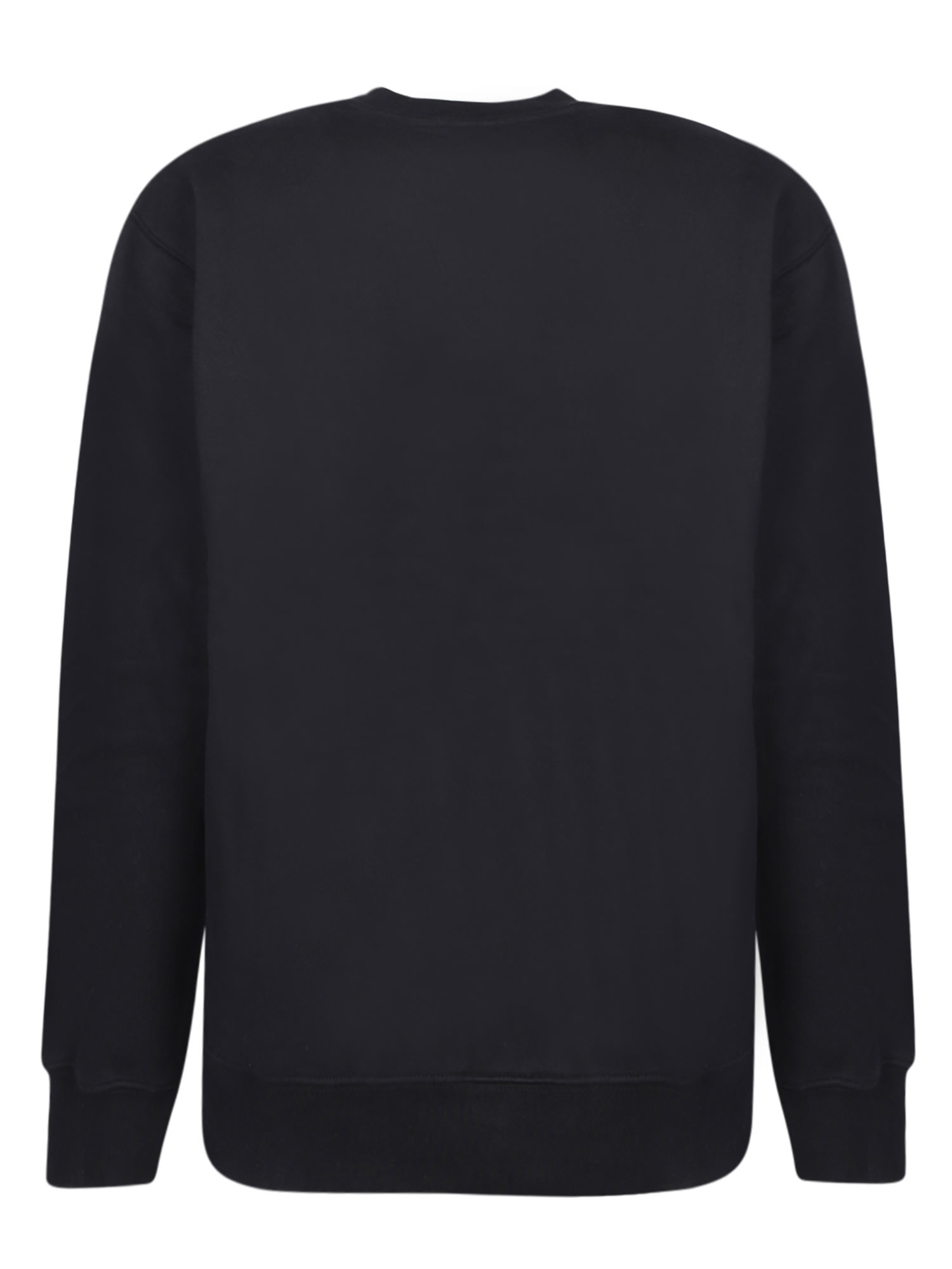 Shop Jacquemus Gros Grain Black Sweatshirt