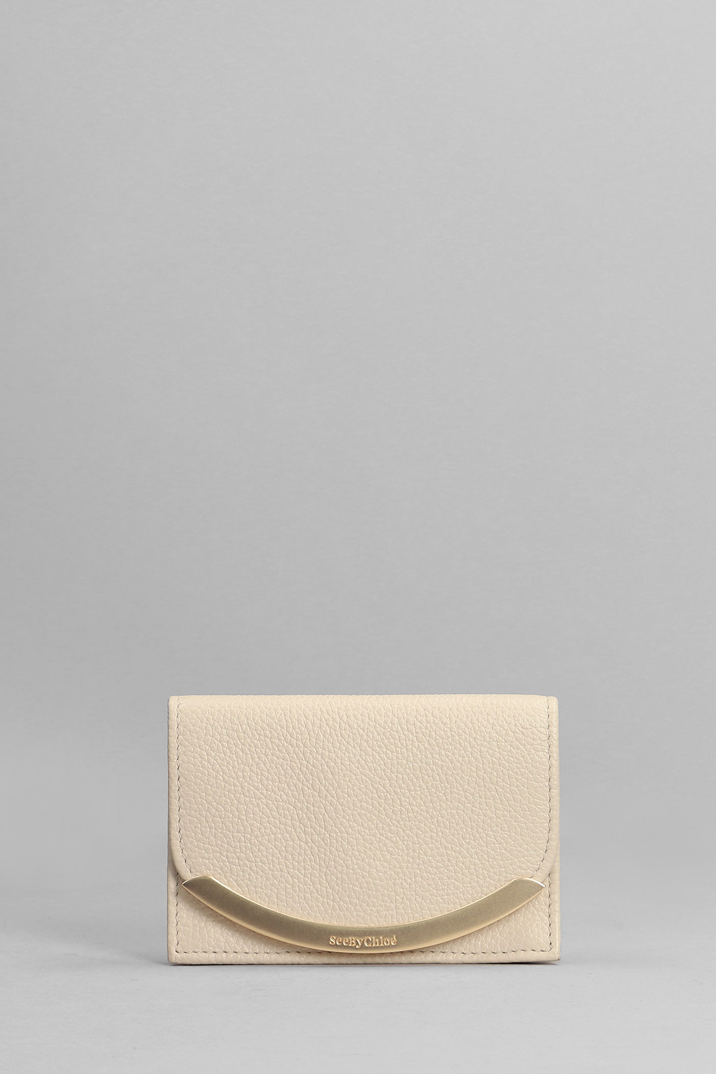 See By Chloé Lizzie Wallet In Beige Leather